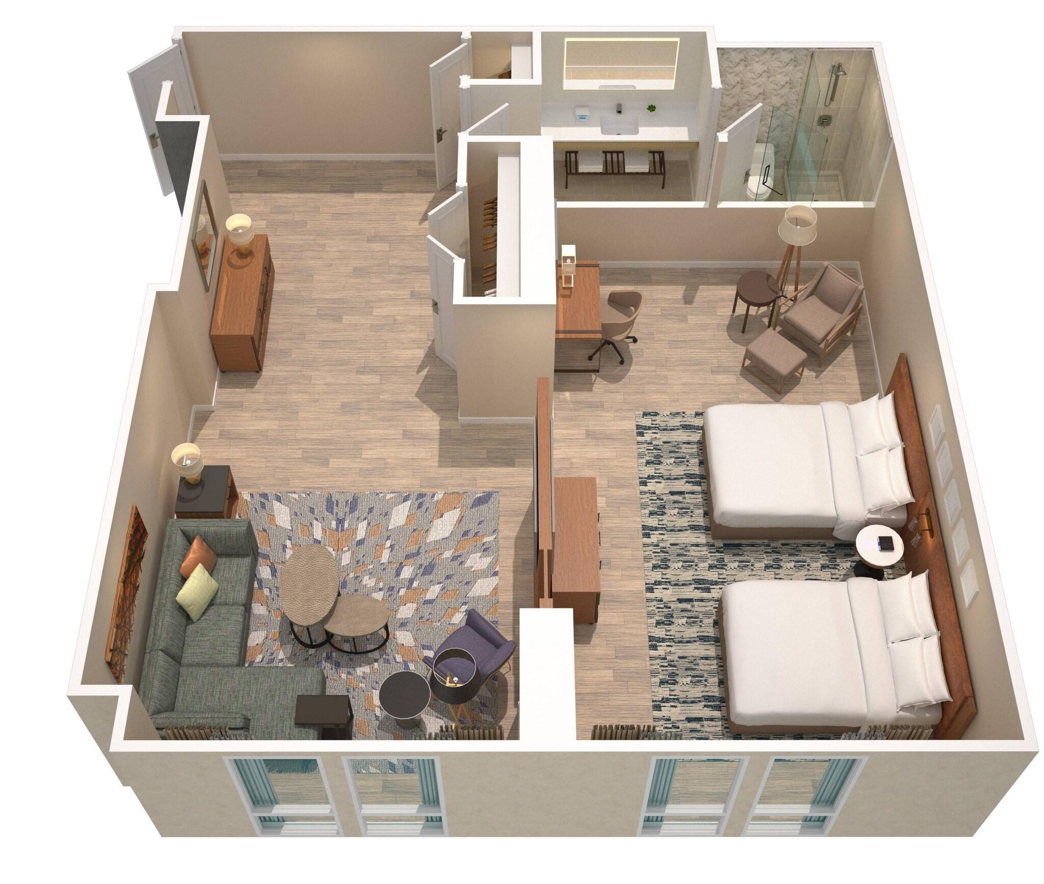 Suite Two Queen Beds