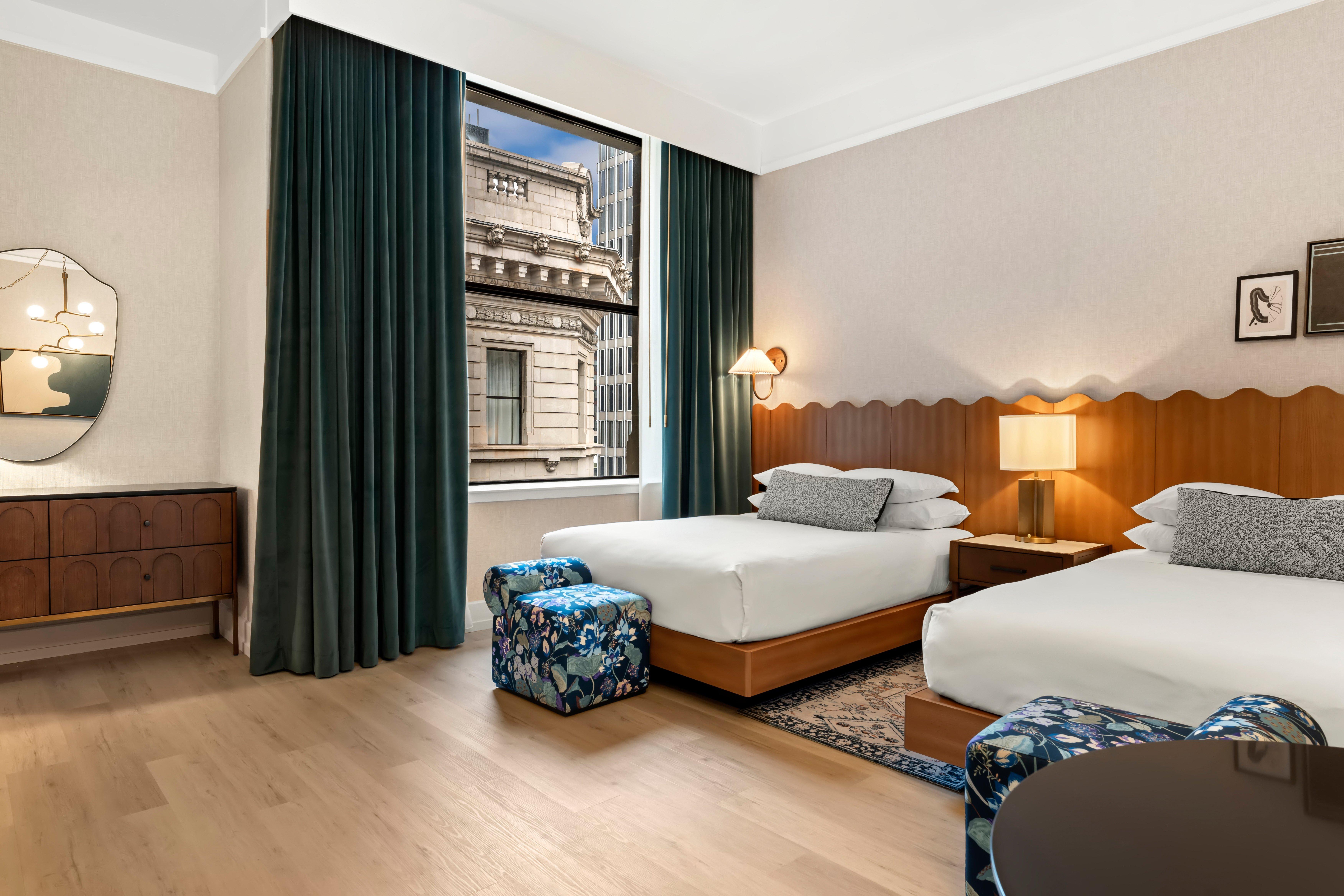 Double Two Queen Beds