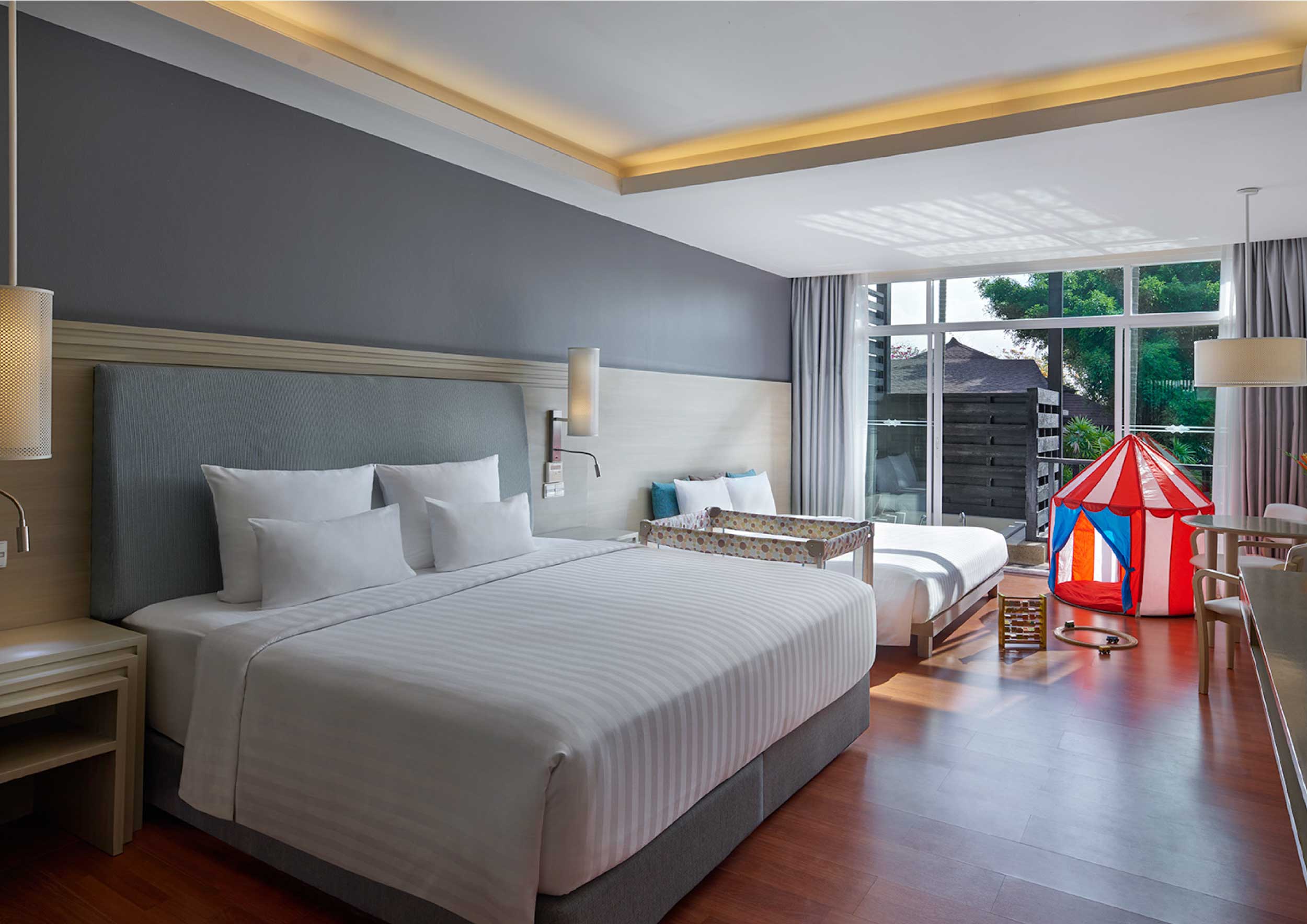 Family Room King Size Bed