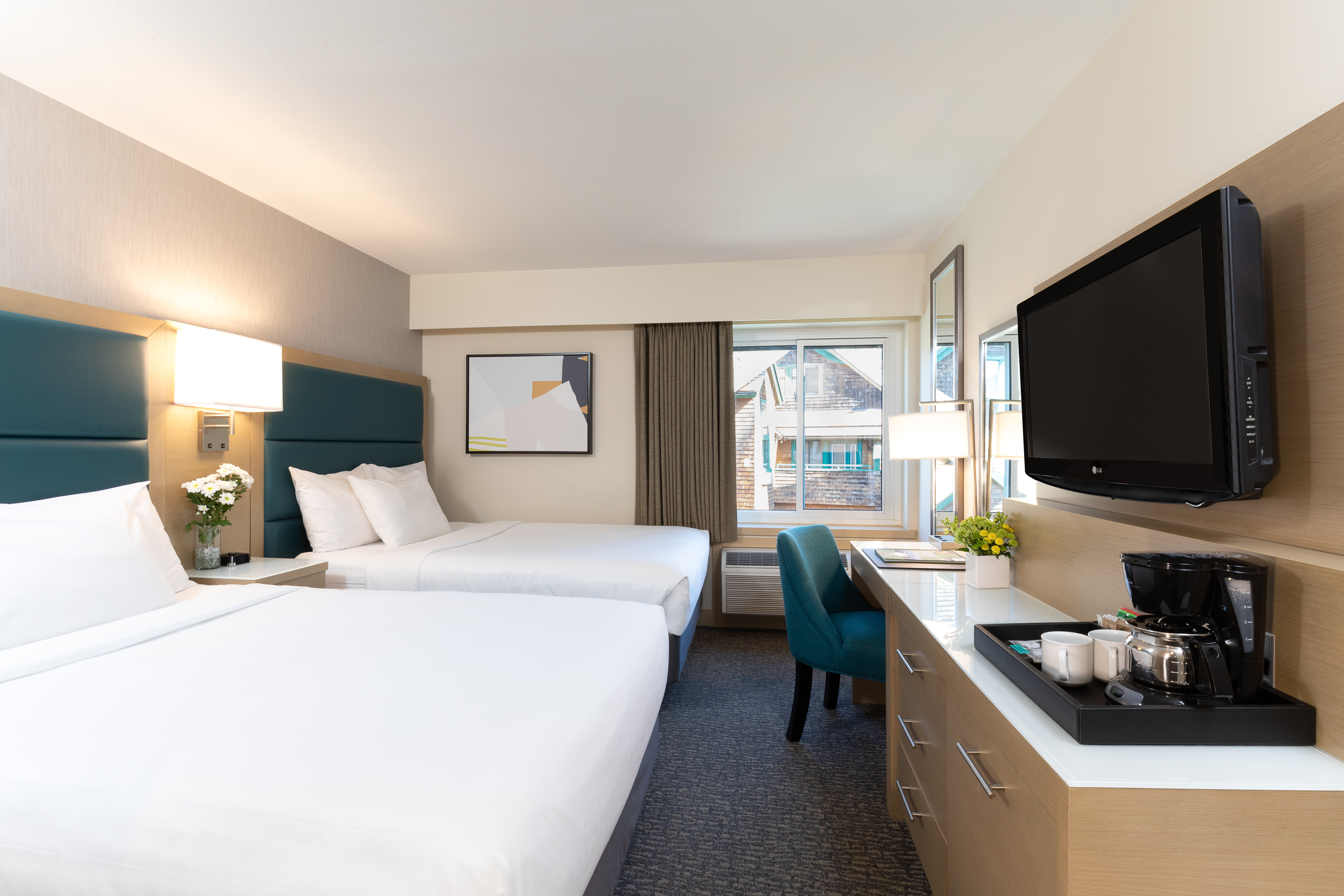 Double Two Double Beds