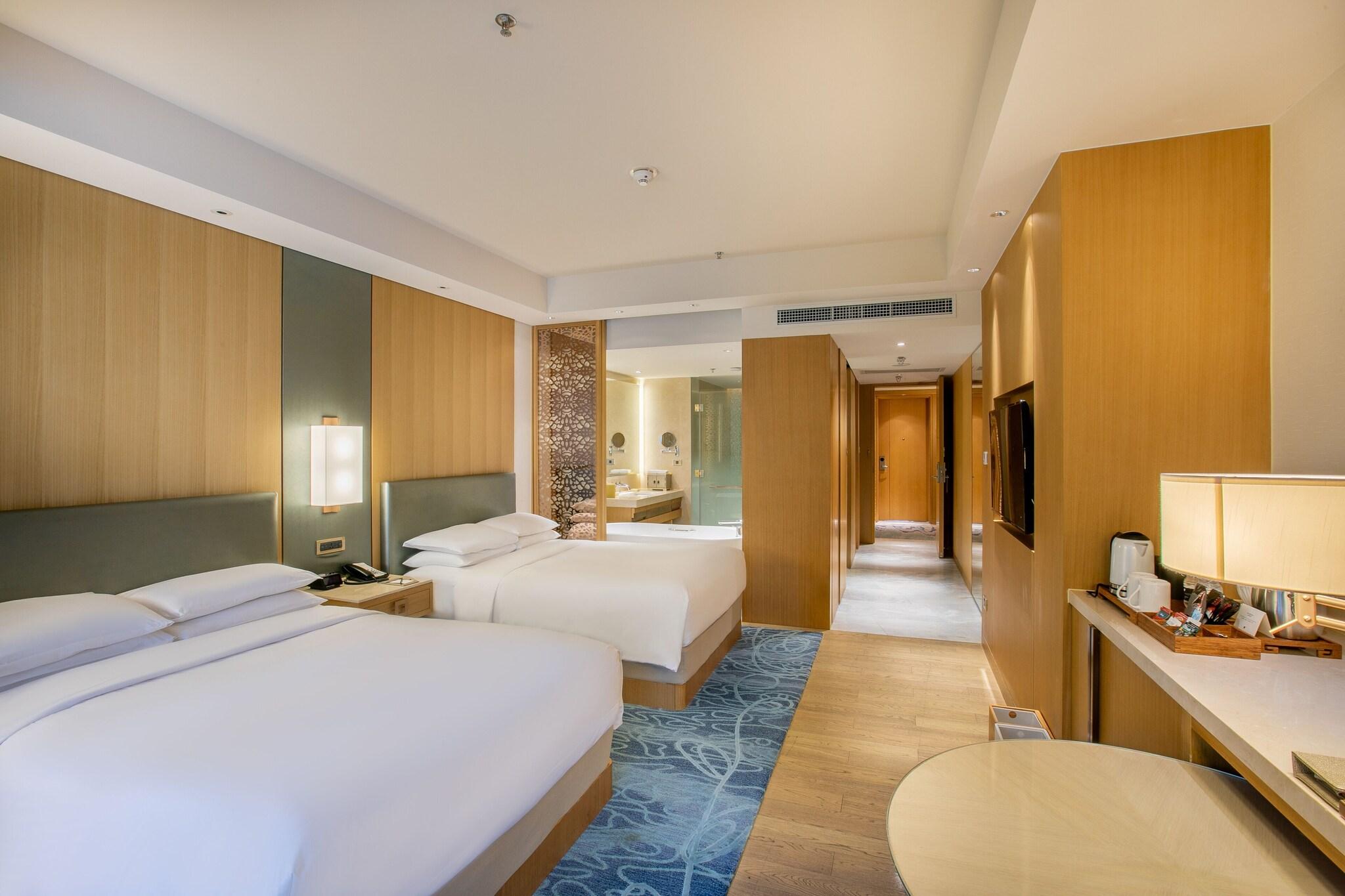 Double Partial Ocean View Two Double Beds