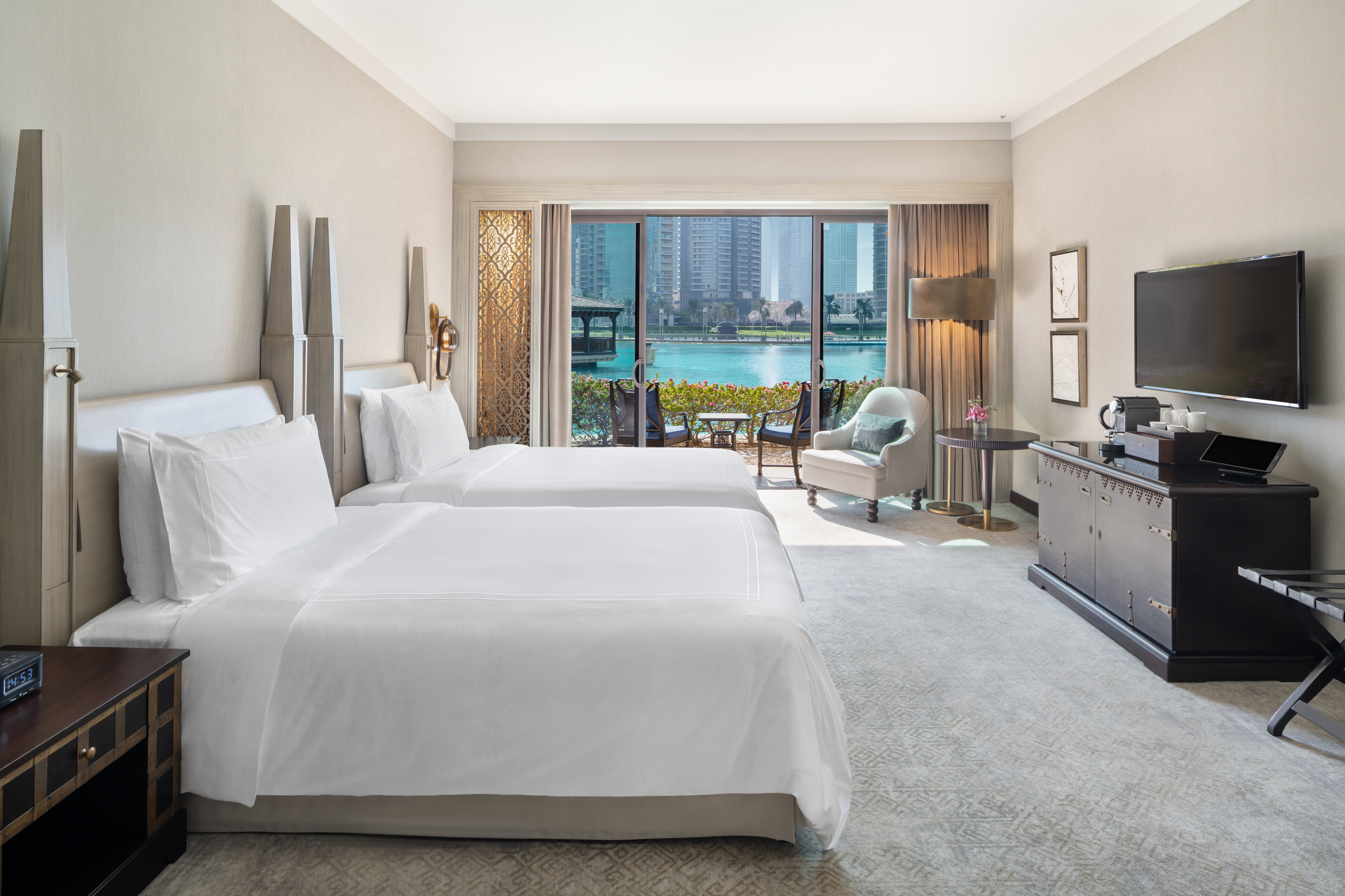 Double or Twin Fountain View