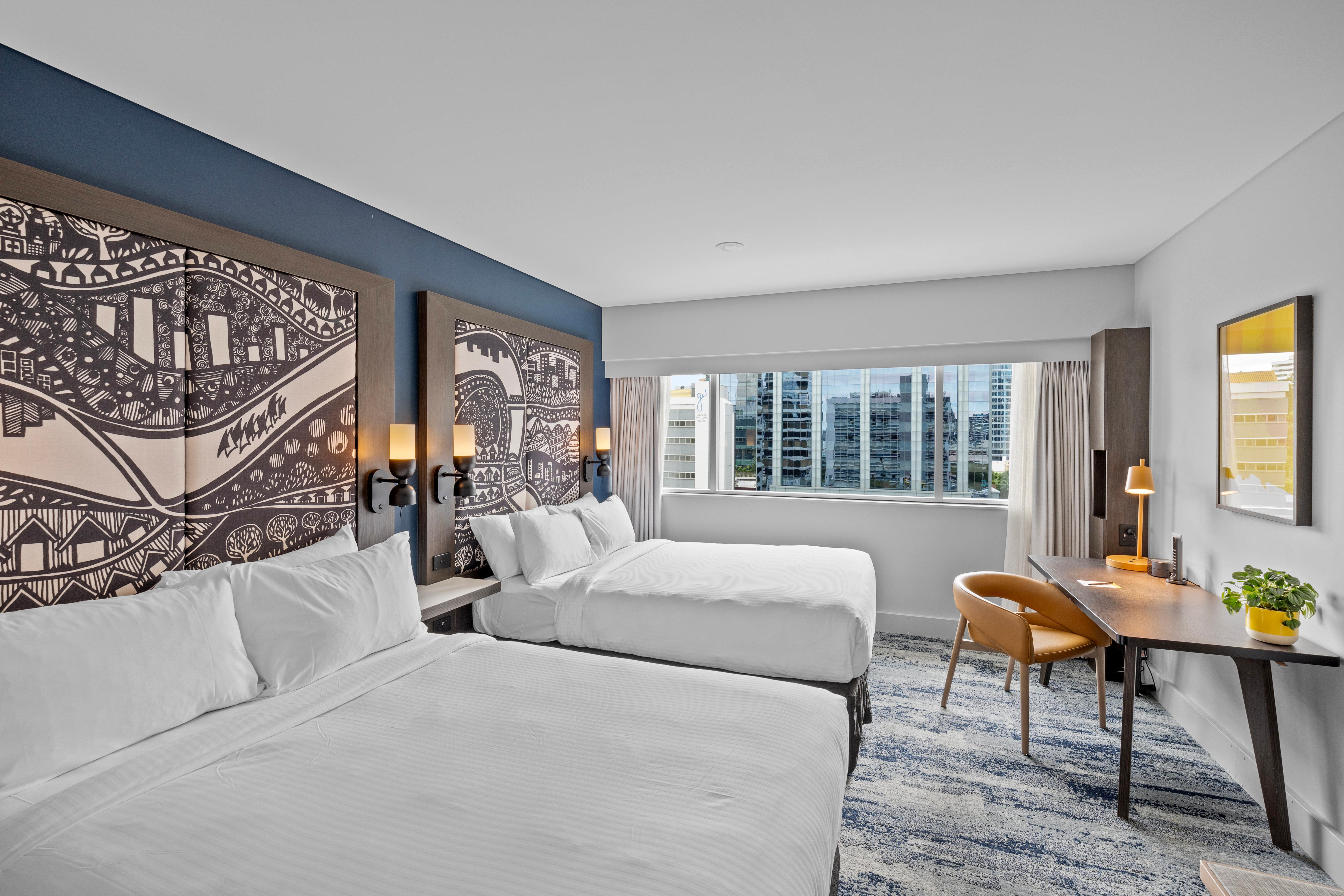 Double Two Double Beds