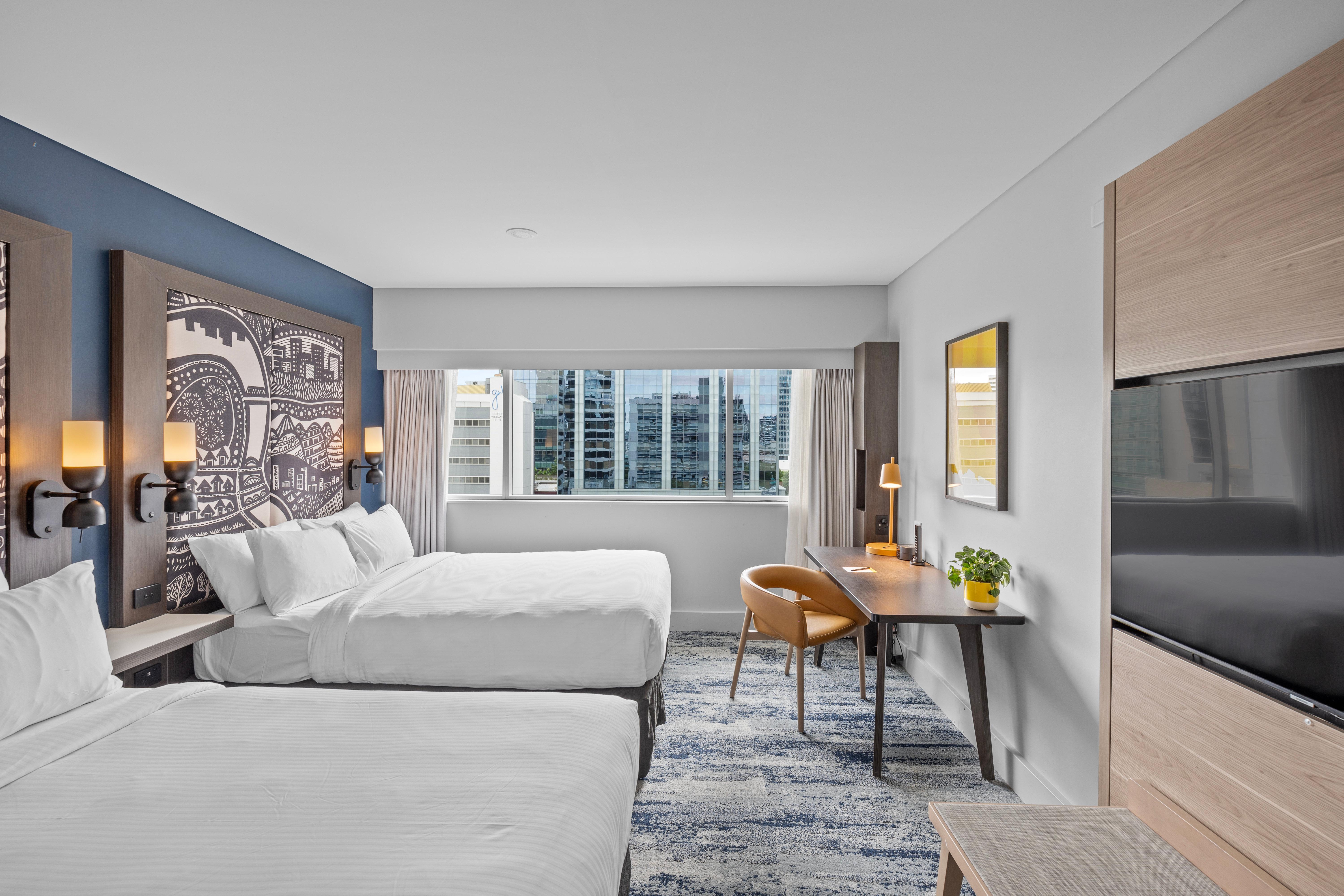 Double Two Double Beds