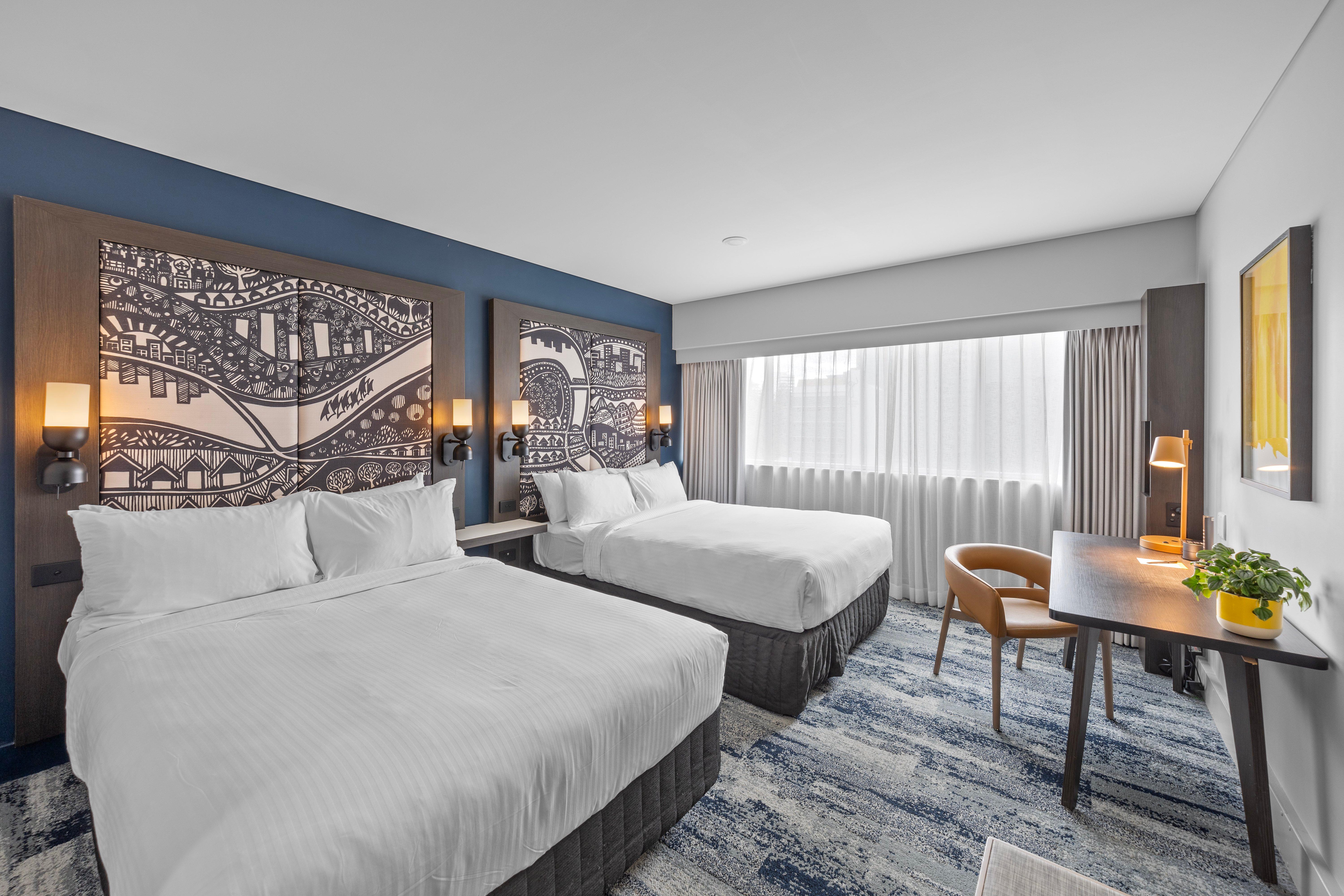 Double Two Double Beds