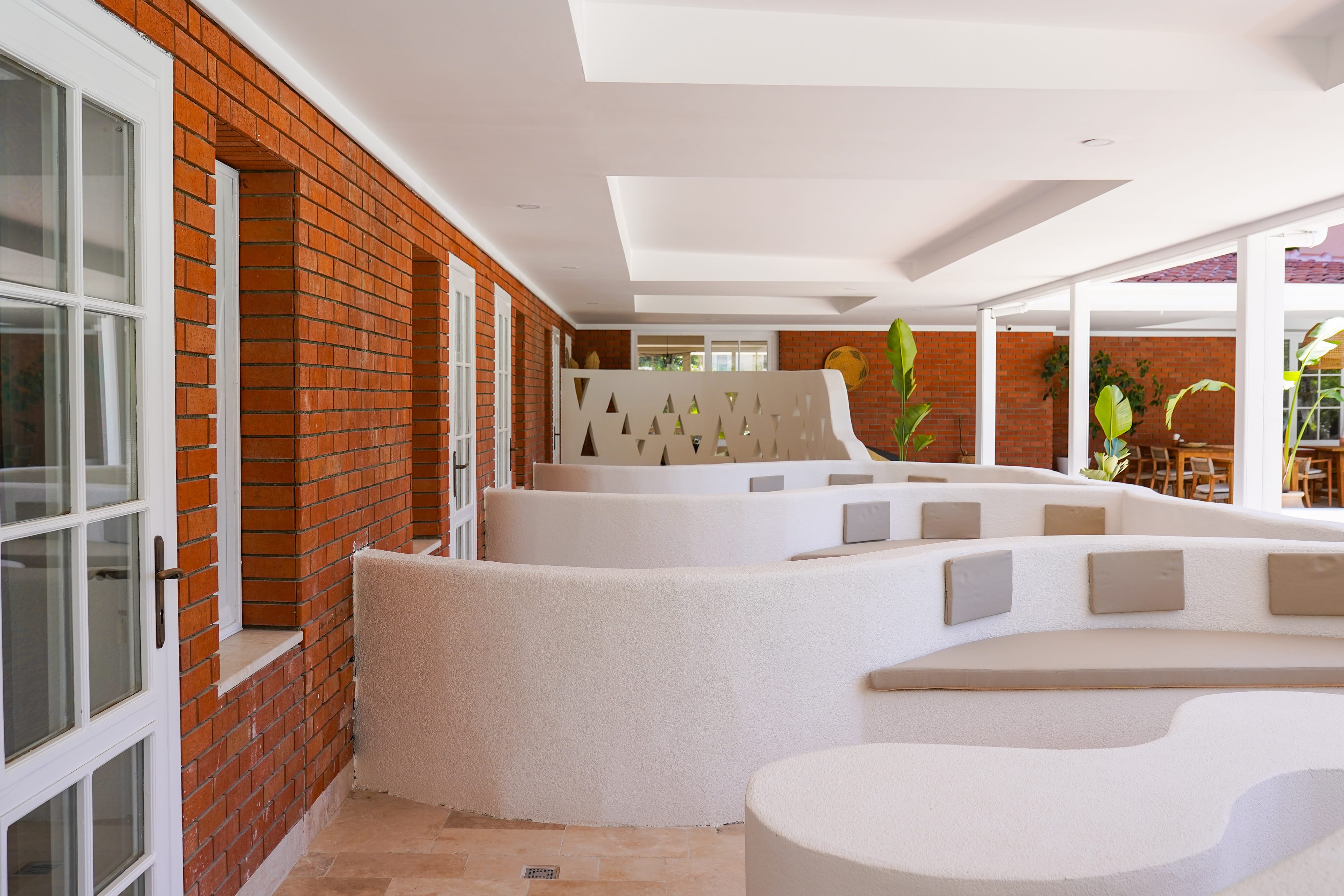 Twin Garden View with Balcony