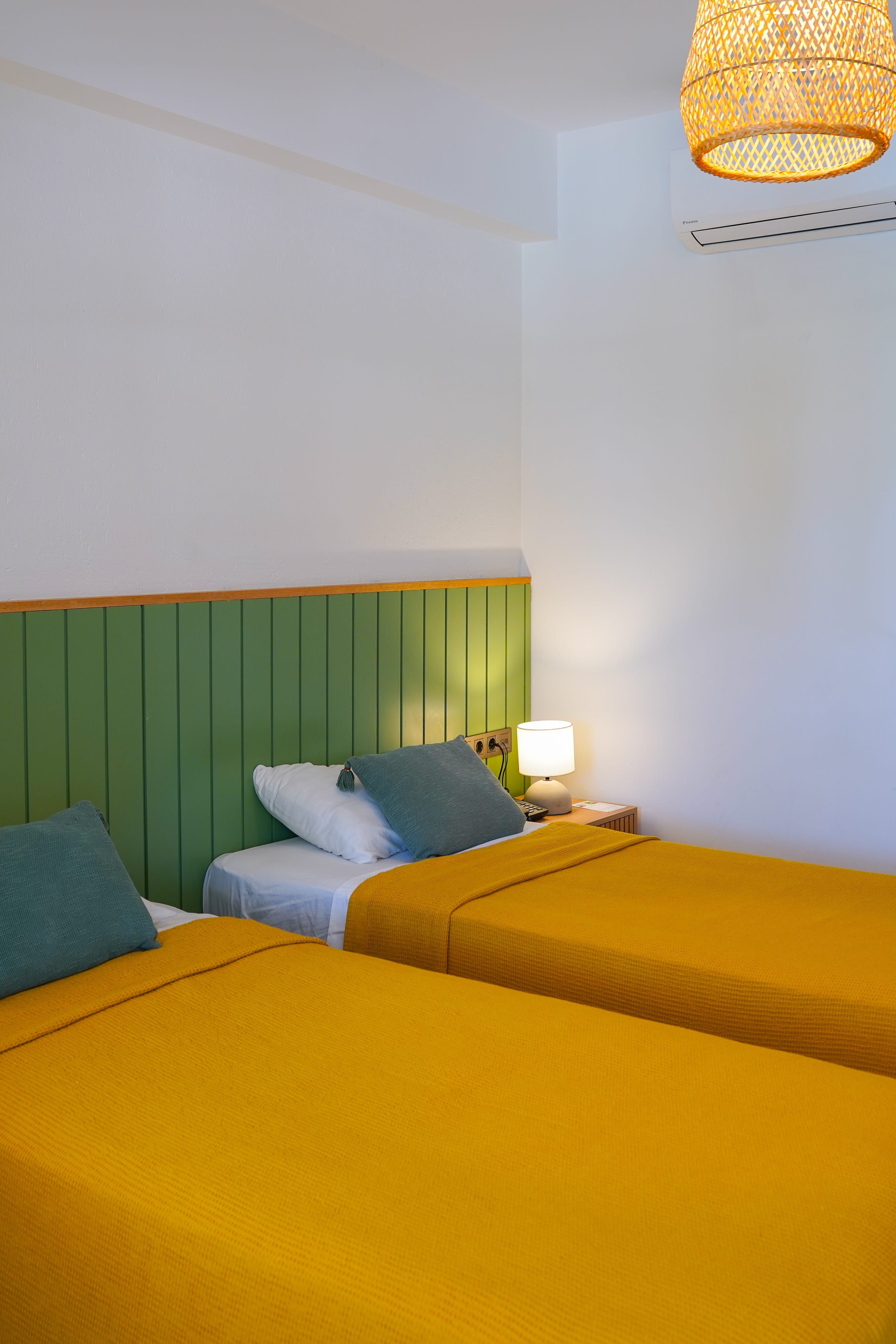 Twin Garden View with Balcony