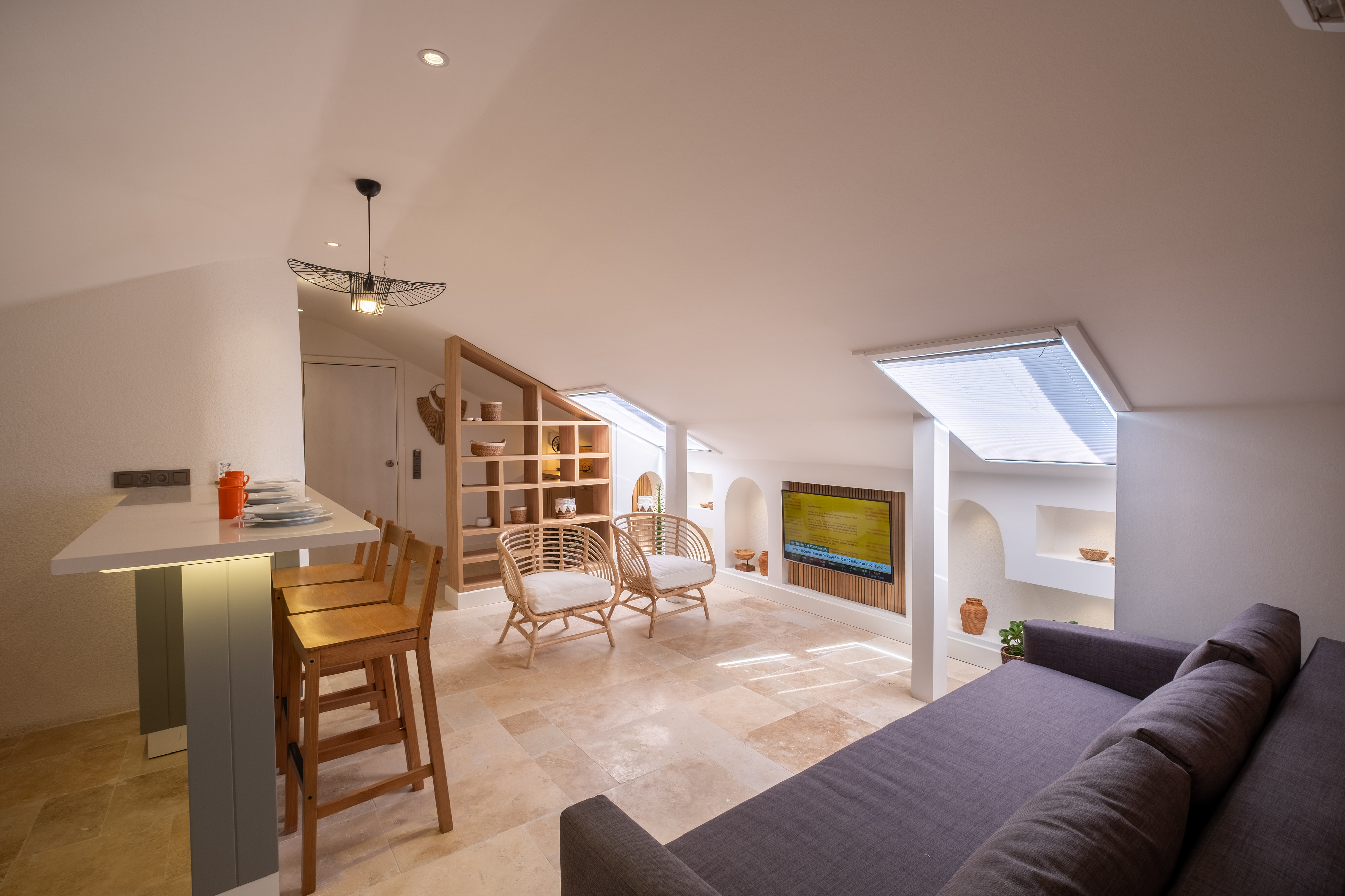 Studio Three Bedrooms Two Bathrooms