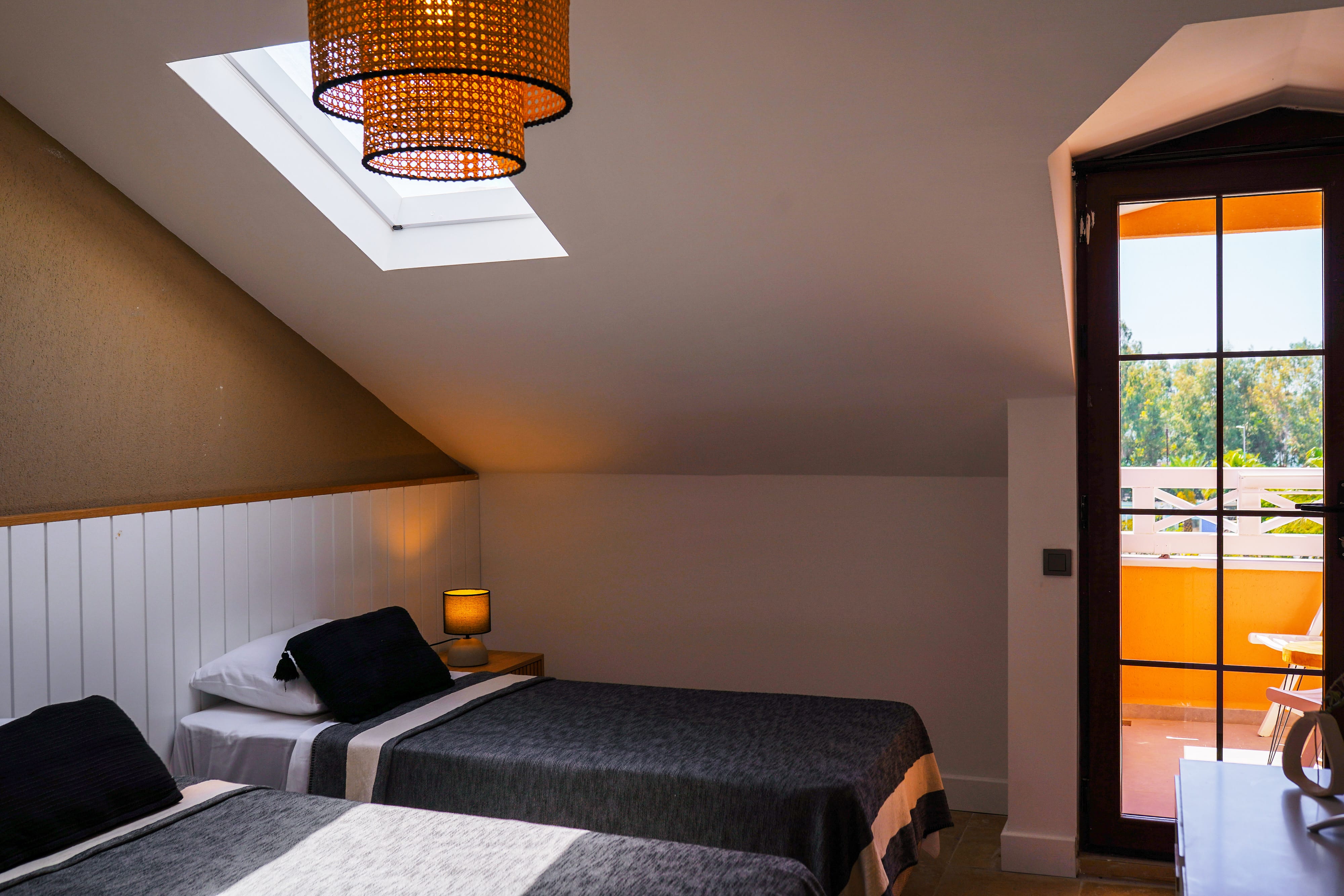 Twin Two Double Beds with Views