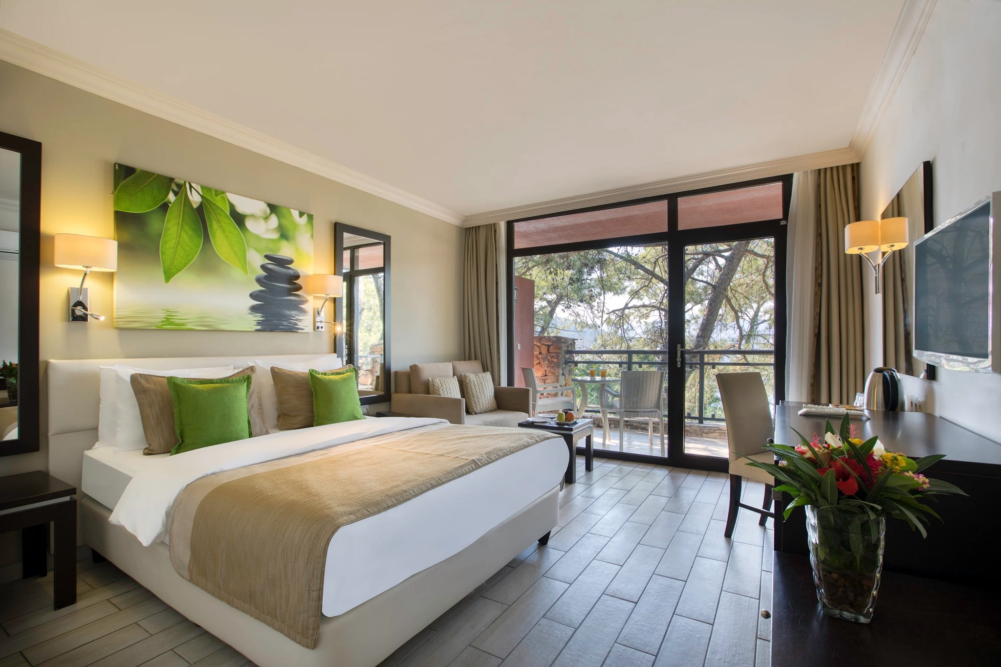 Triple Partial Sea View