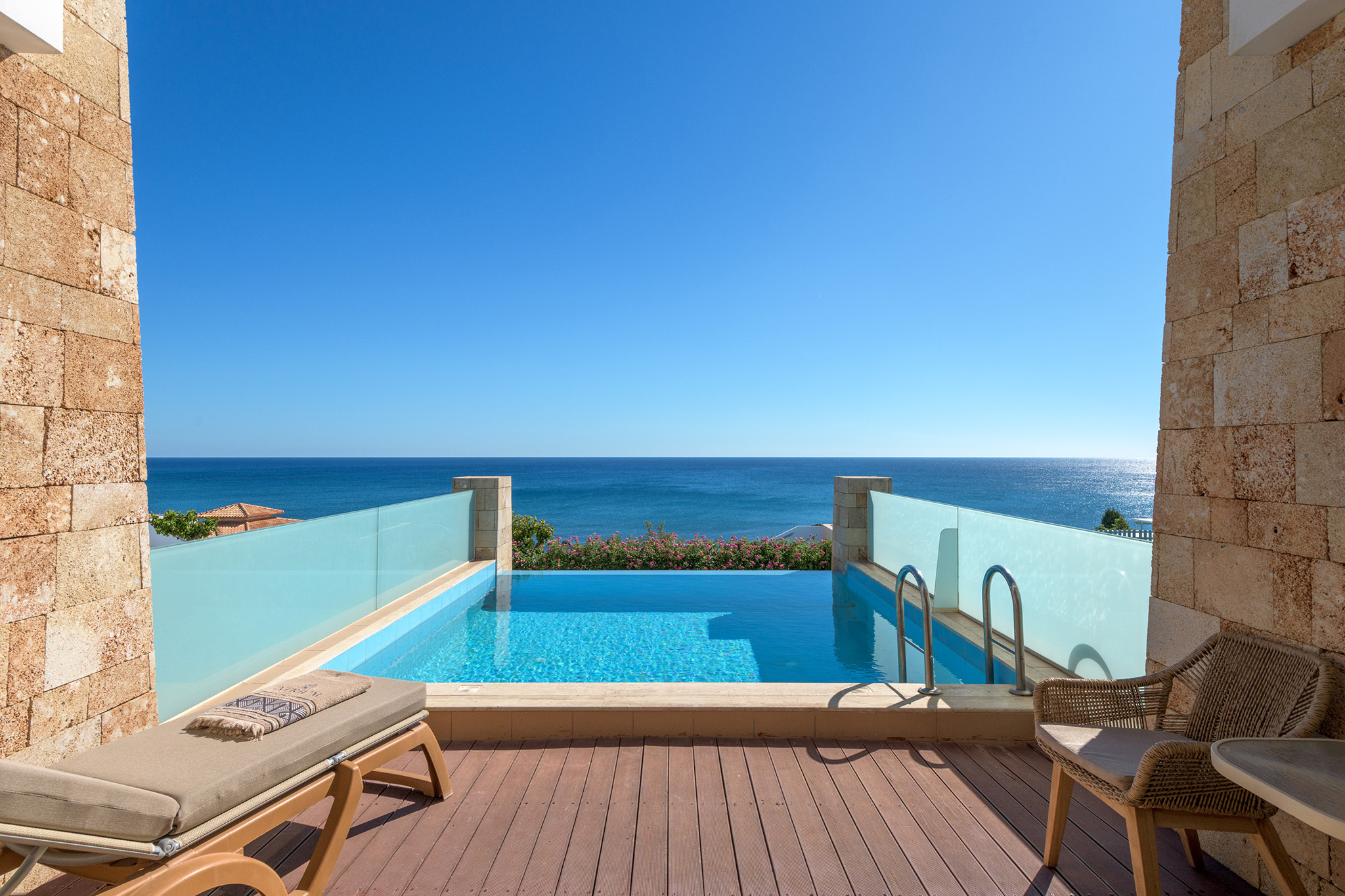 Double or Twin Sea View with Private Pool