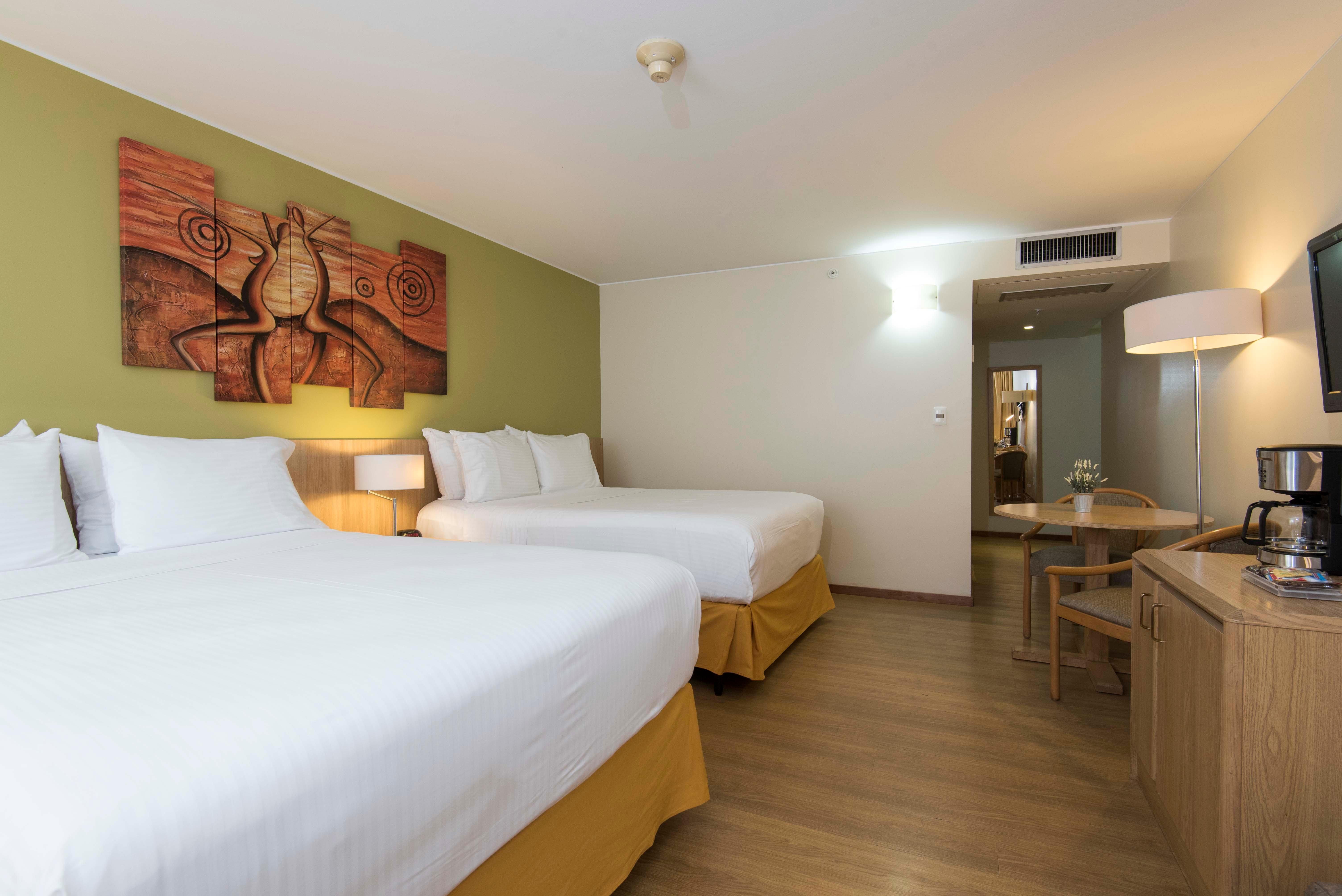 Double Two Double Beds