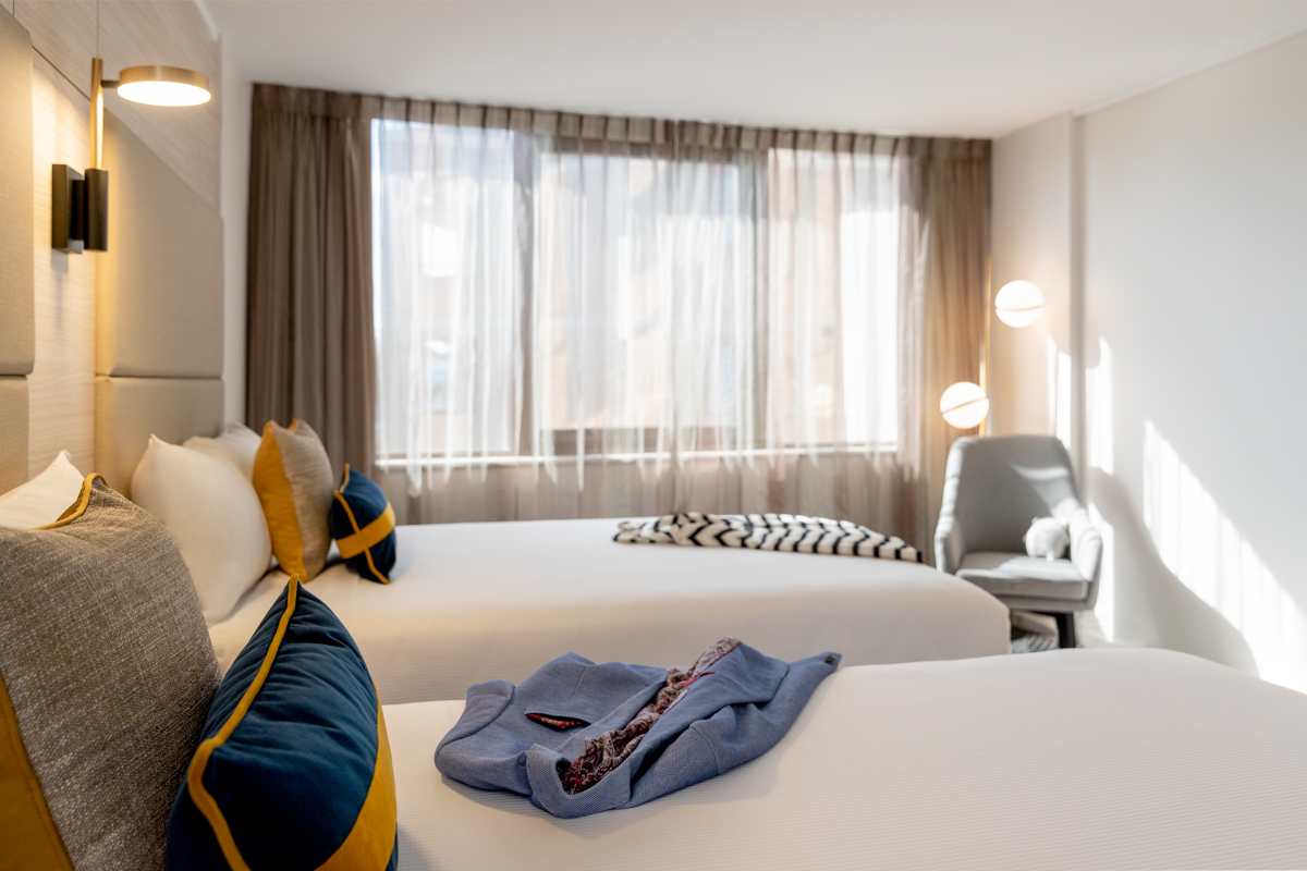 Double Two Double Beds