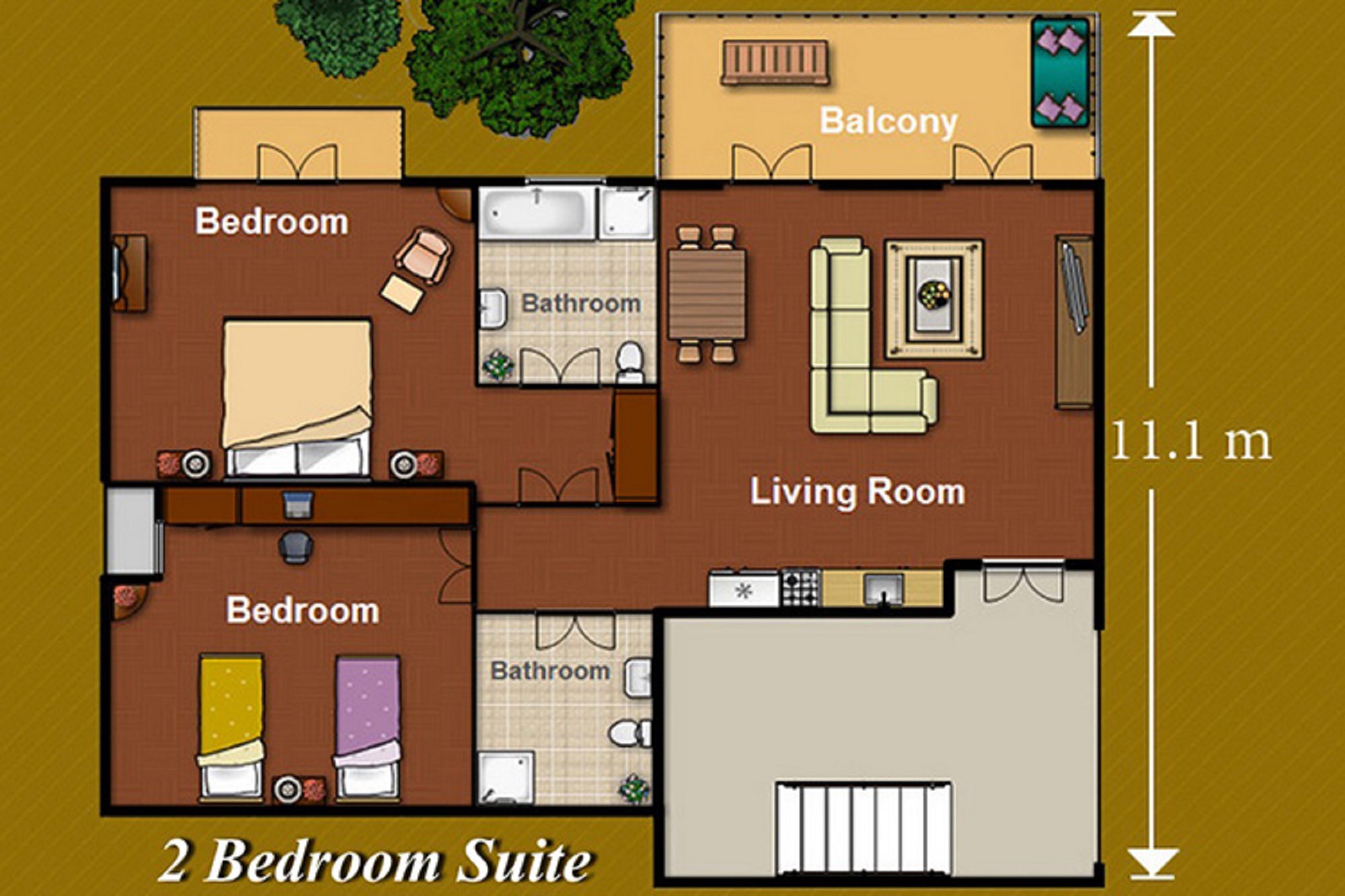 Suite Two Bedrooms
