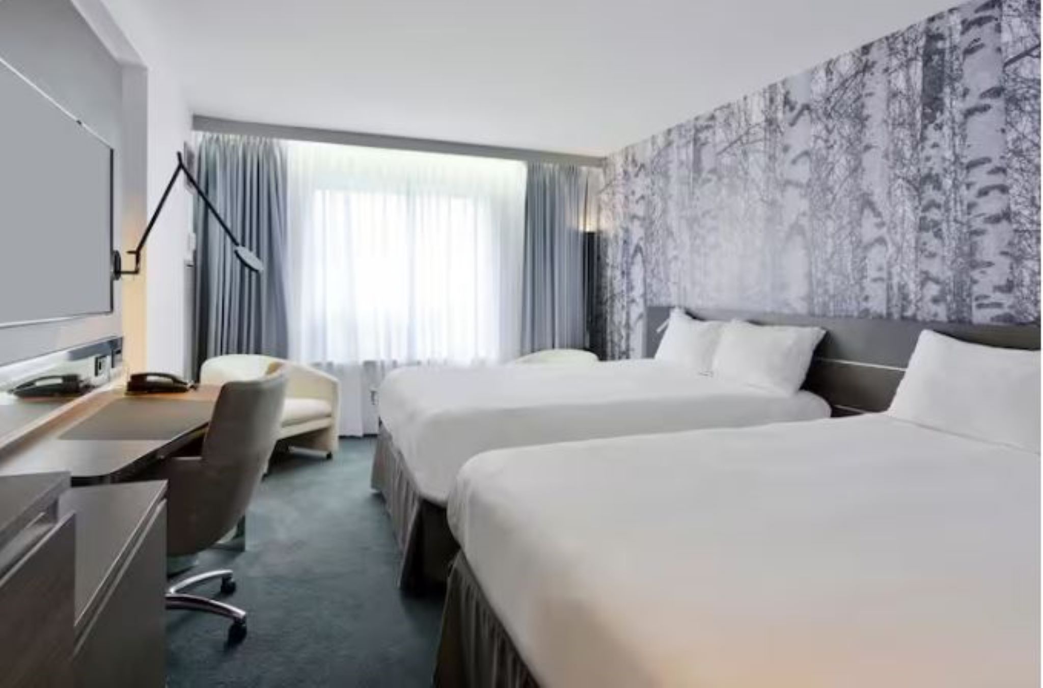 Twin Two Double Beds