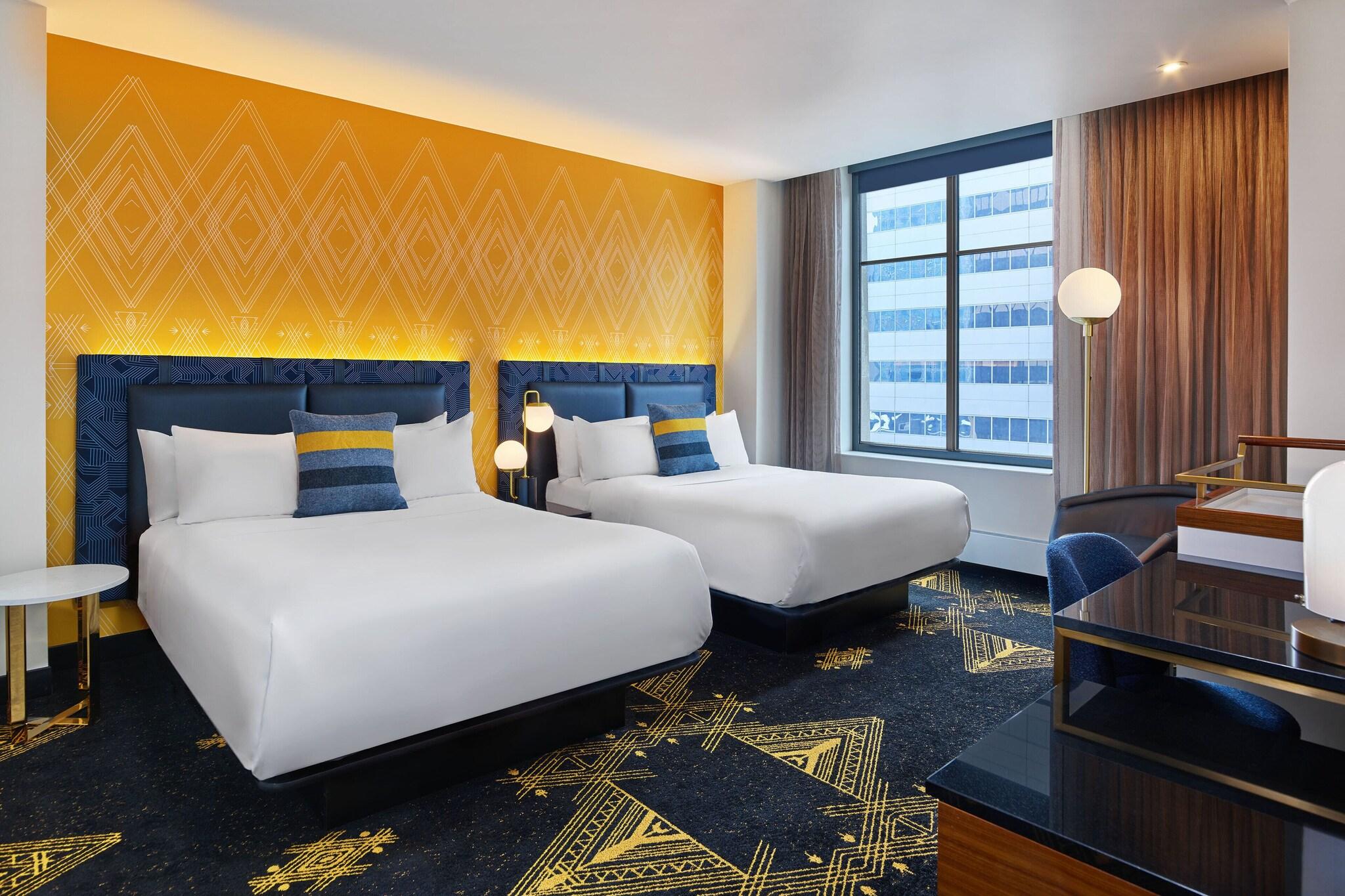 Quadruple Two Queen Beds