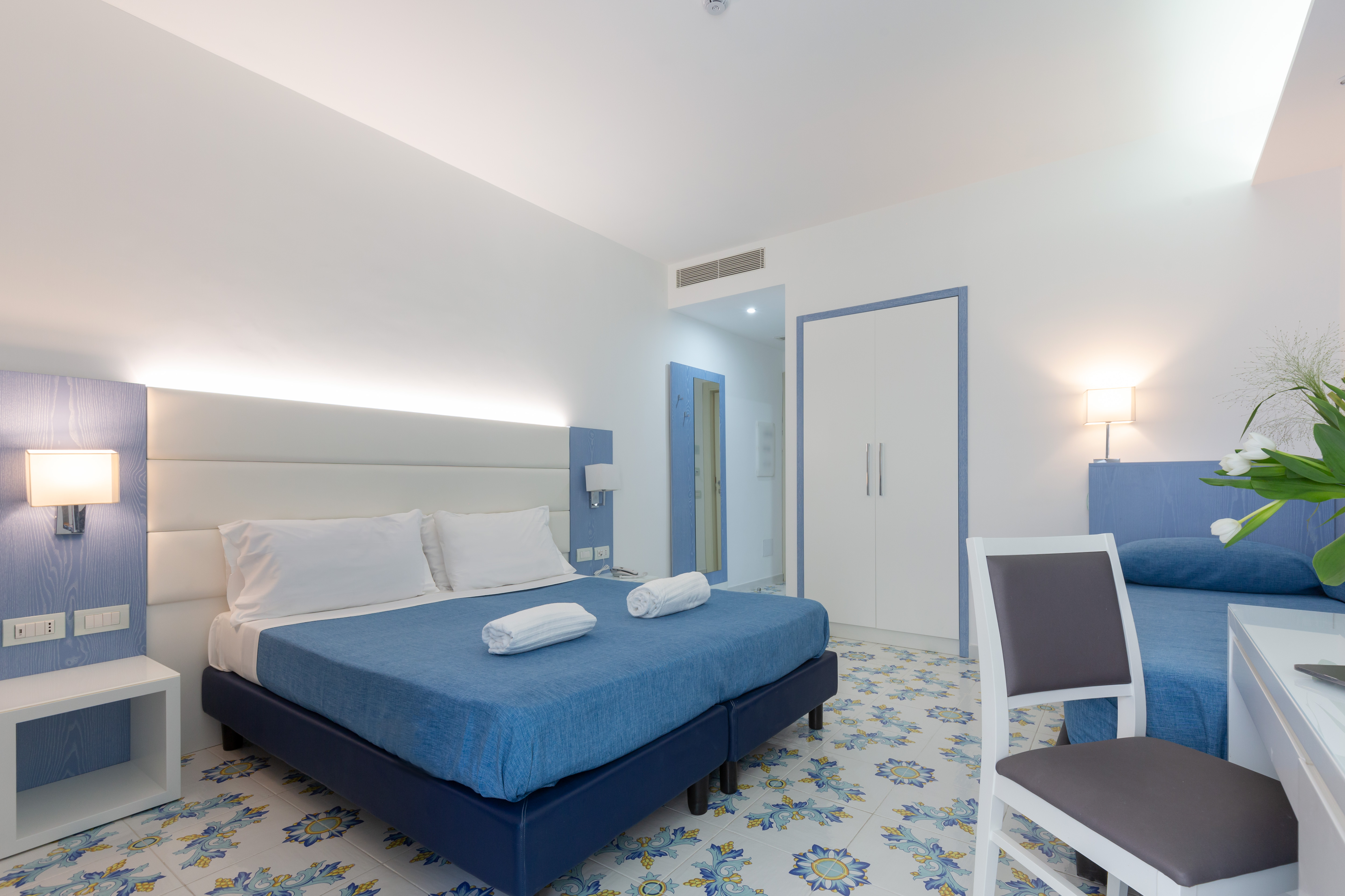 Triple Two Double Beds One Bedroom 