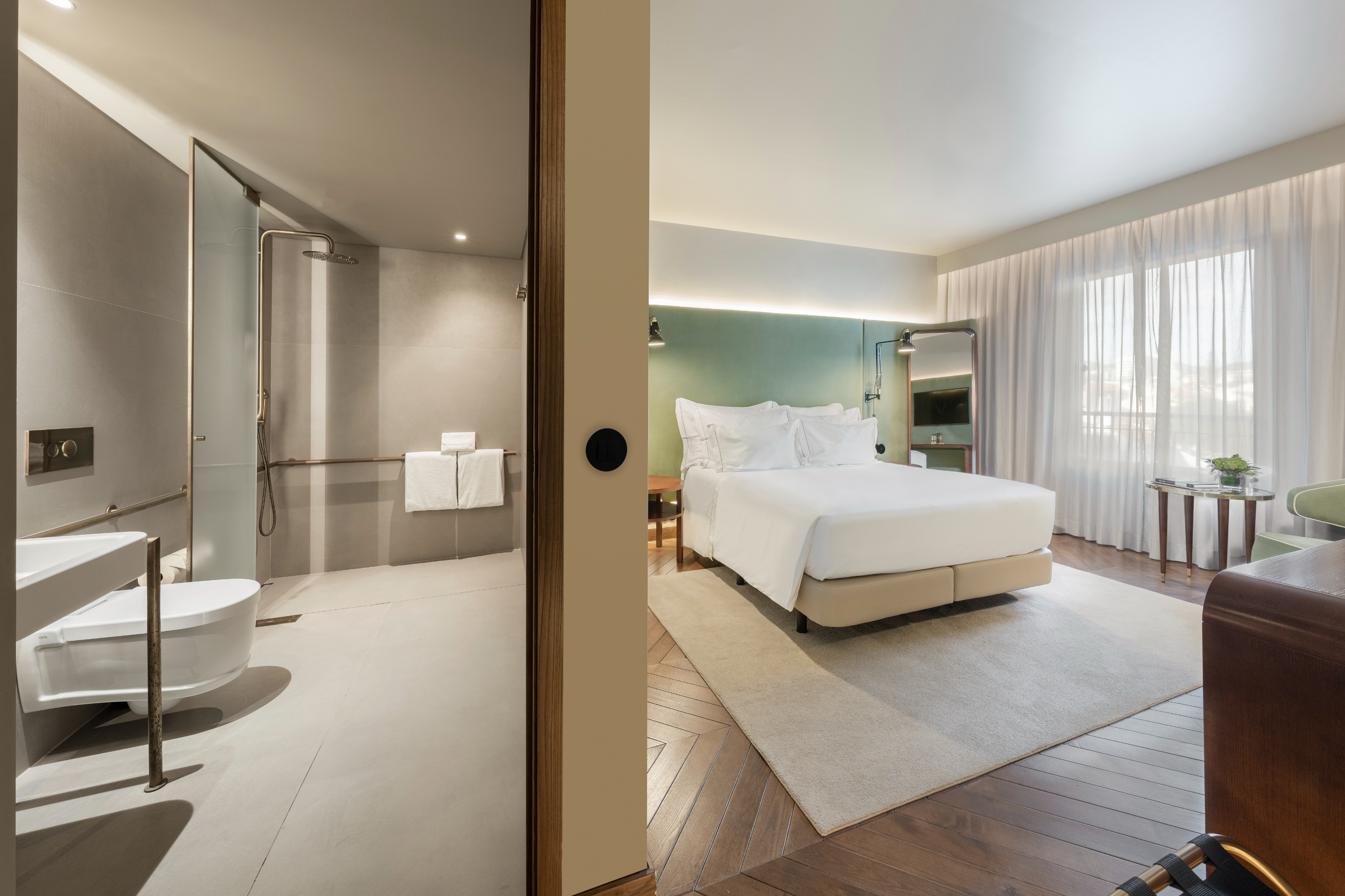 Double or Twin City View Two Double Beds