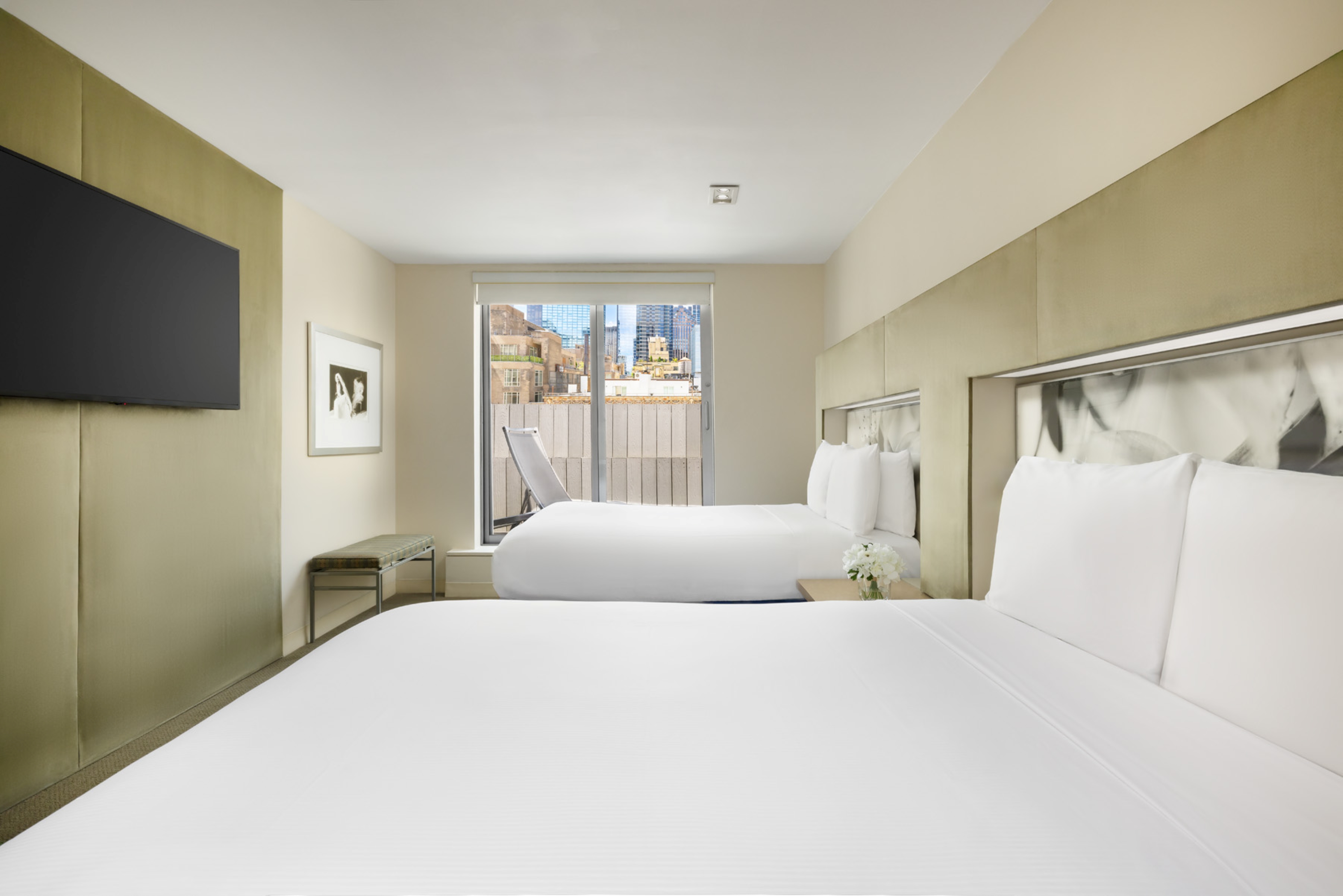 Double Two Double Beds