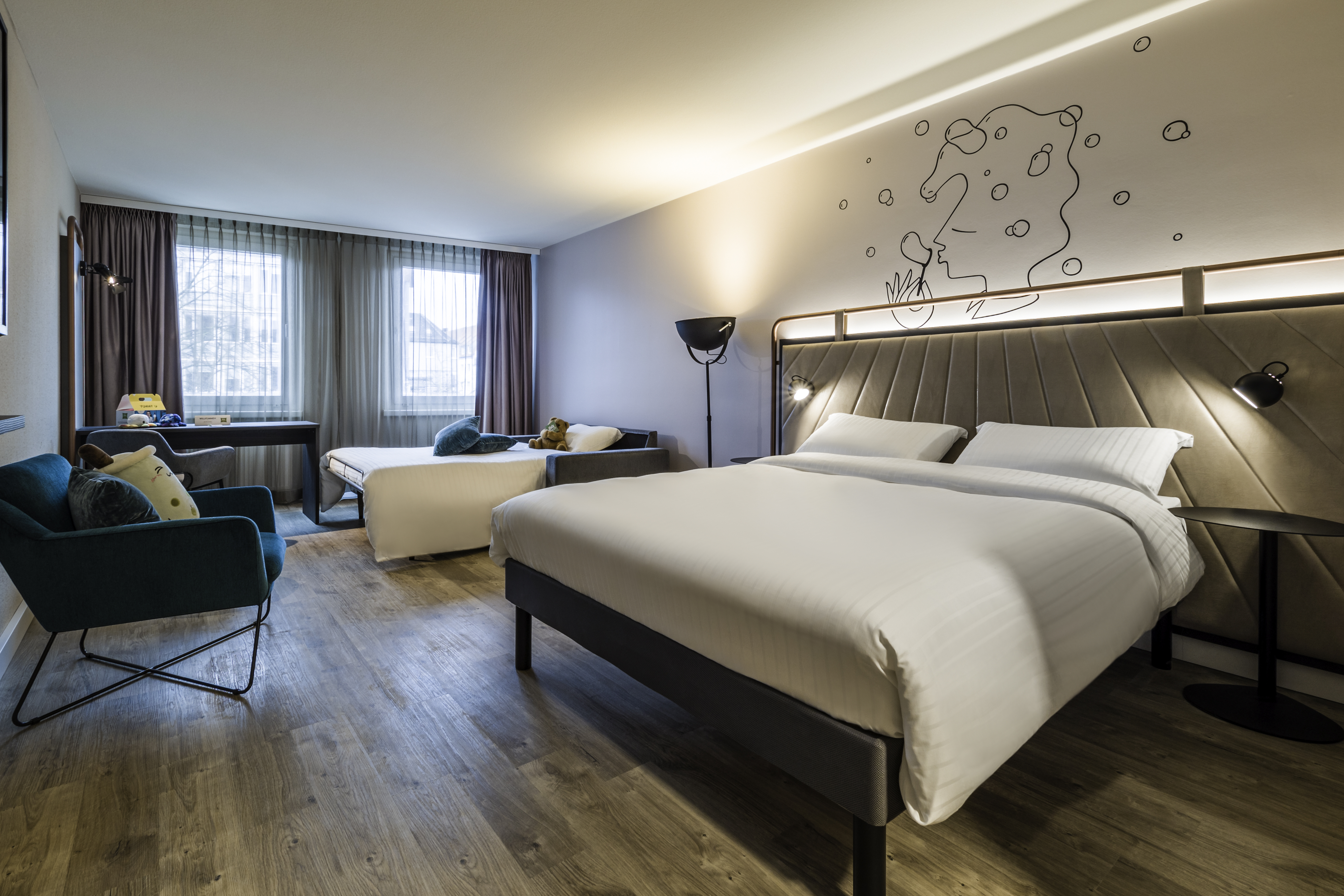Family Room with Double Bed