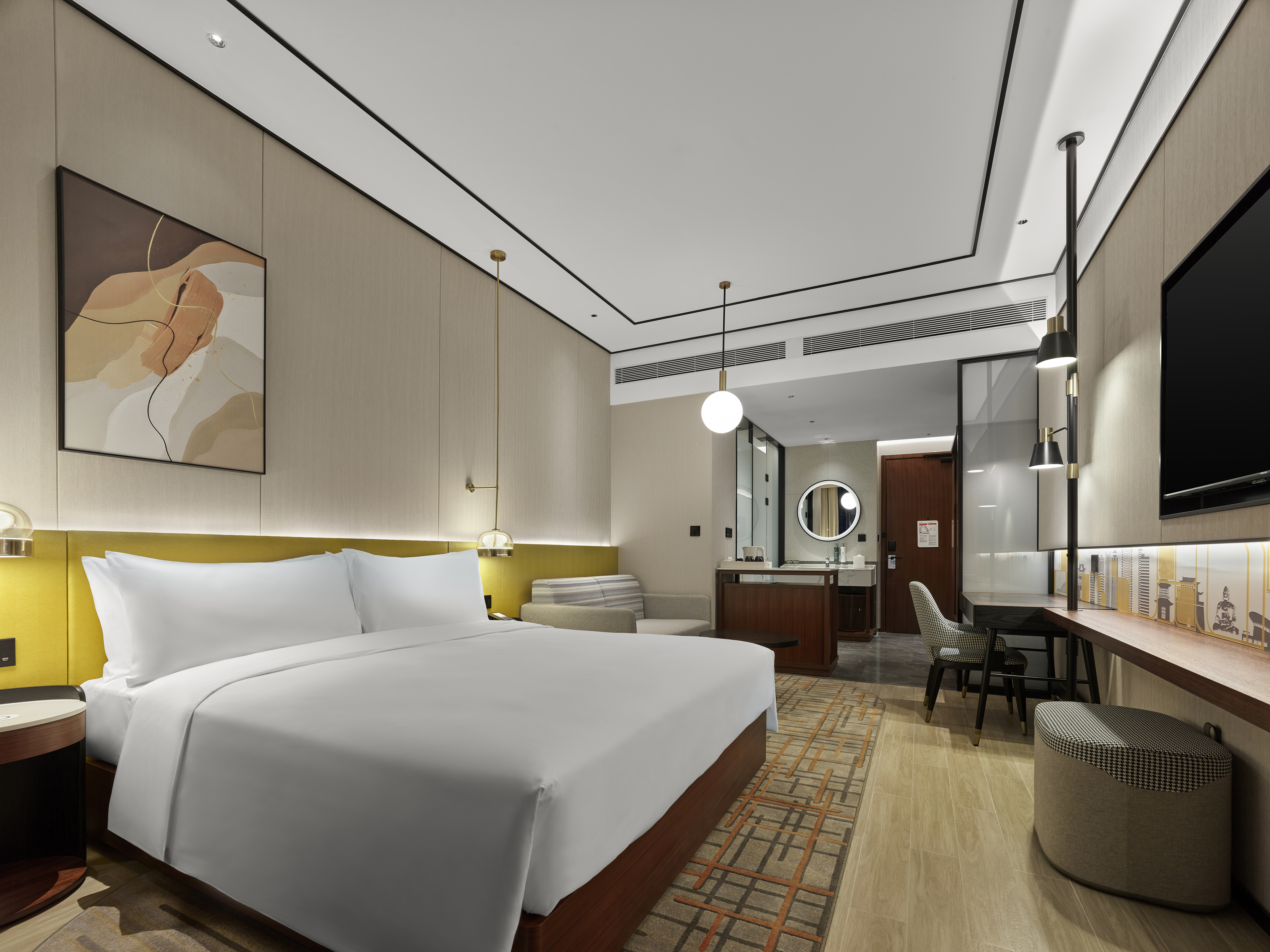 Double Guest Room King Bed