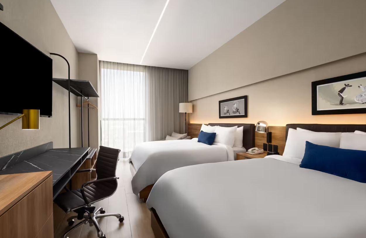 Double Two Queen Beds