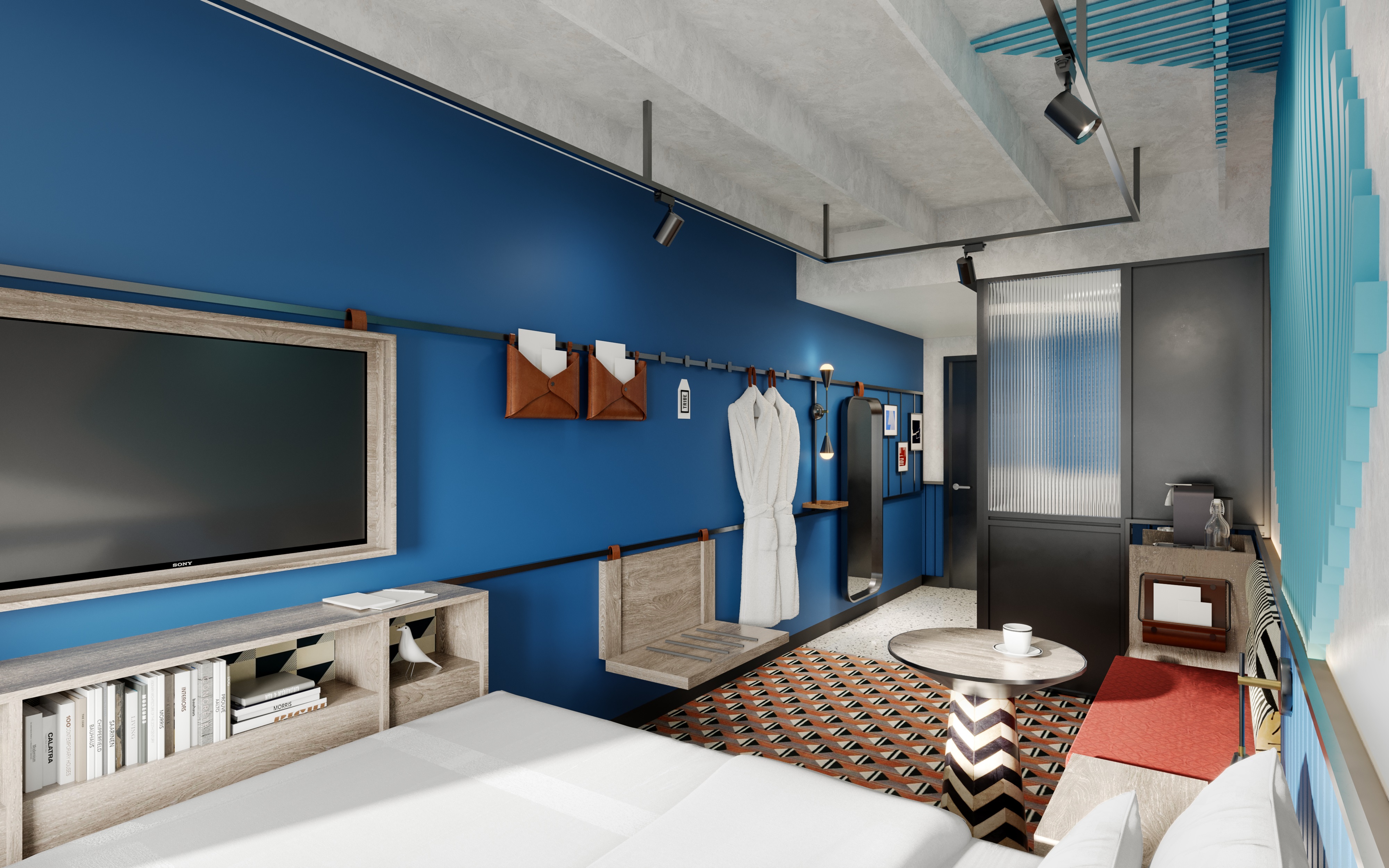 Double Queen Size Bed