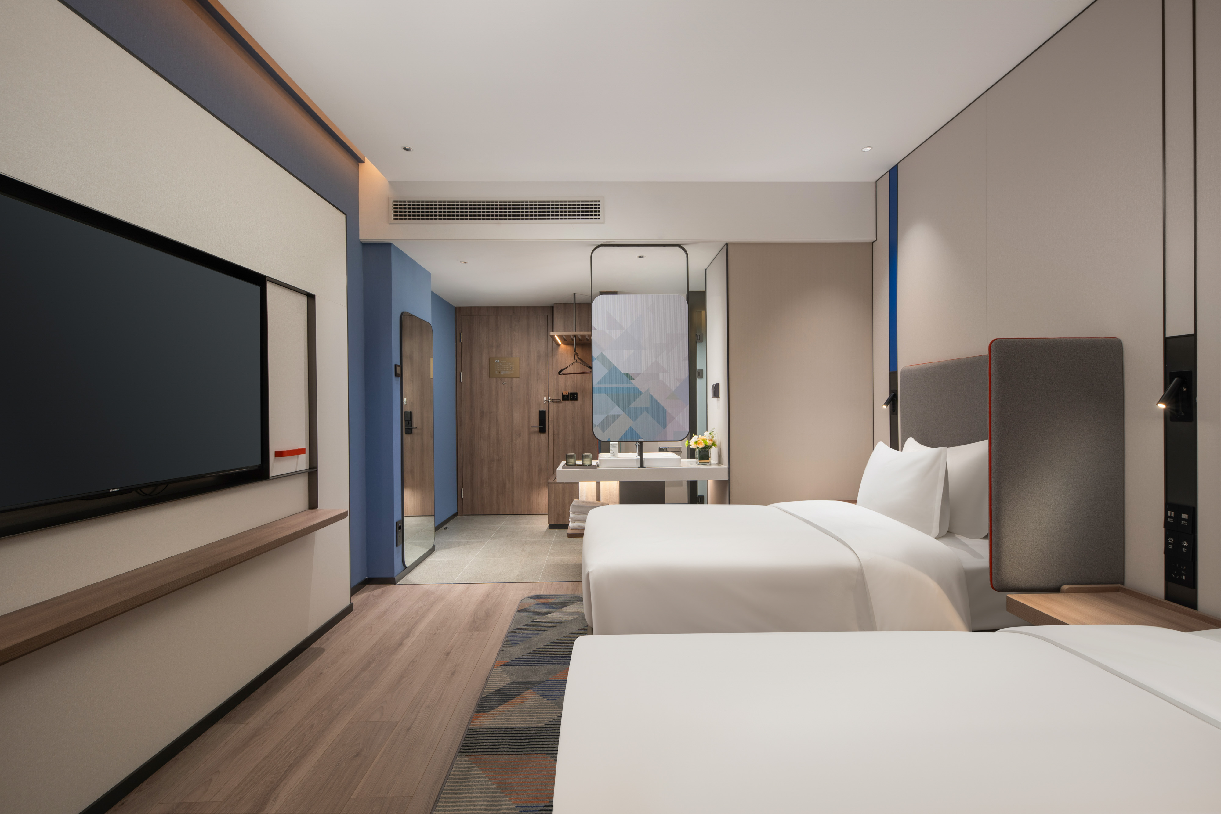 Double Two Double Beds