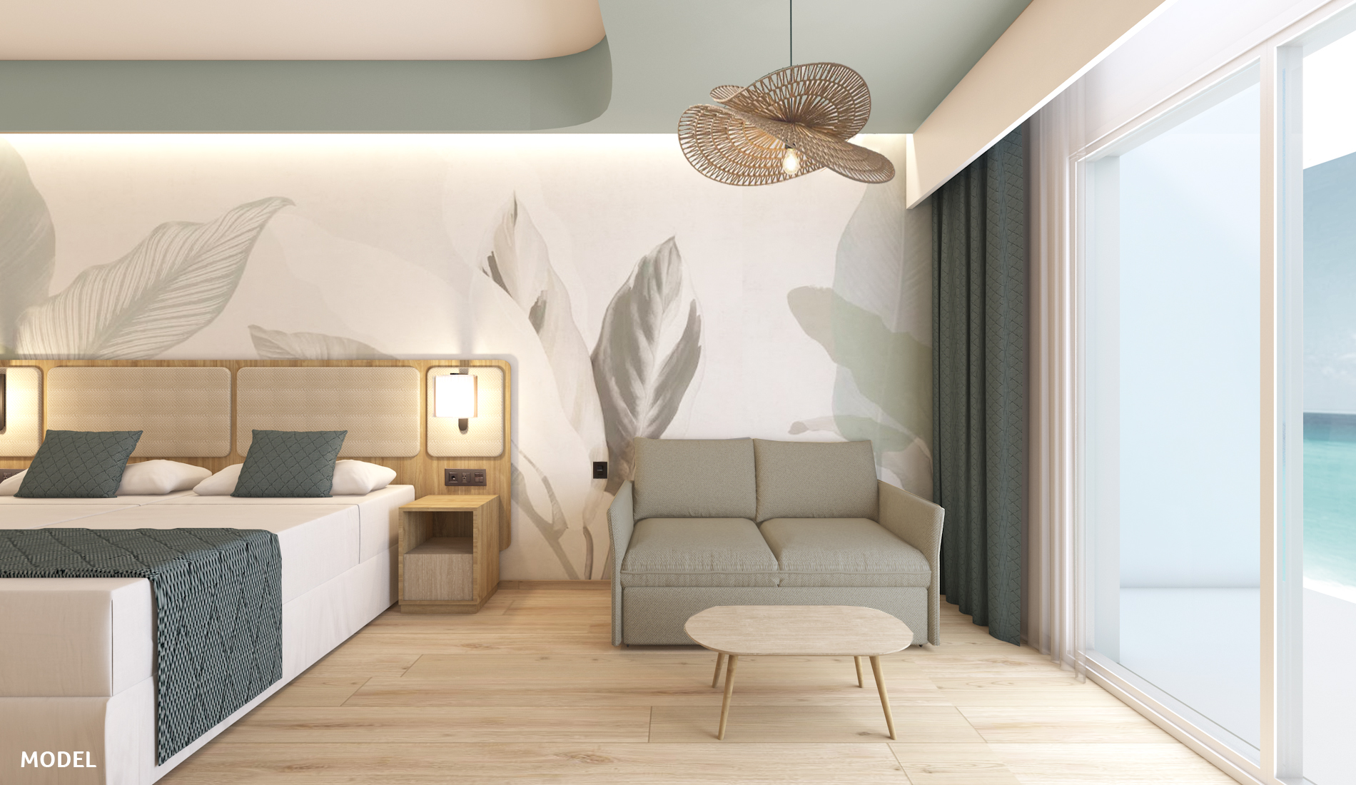 Double with Private Pool Ocean View