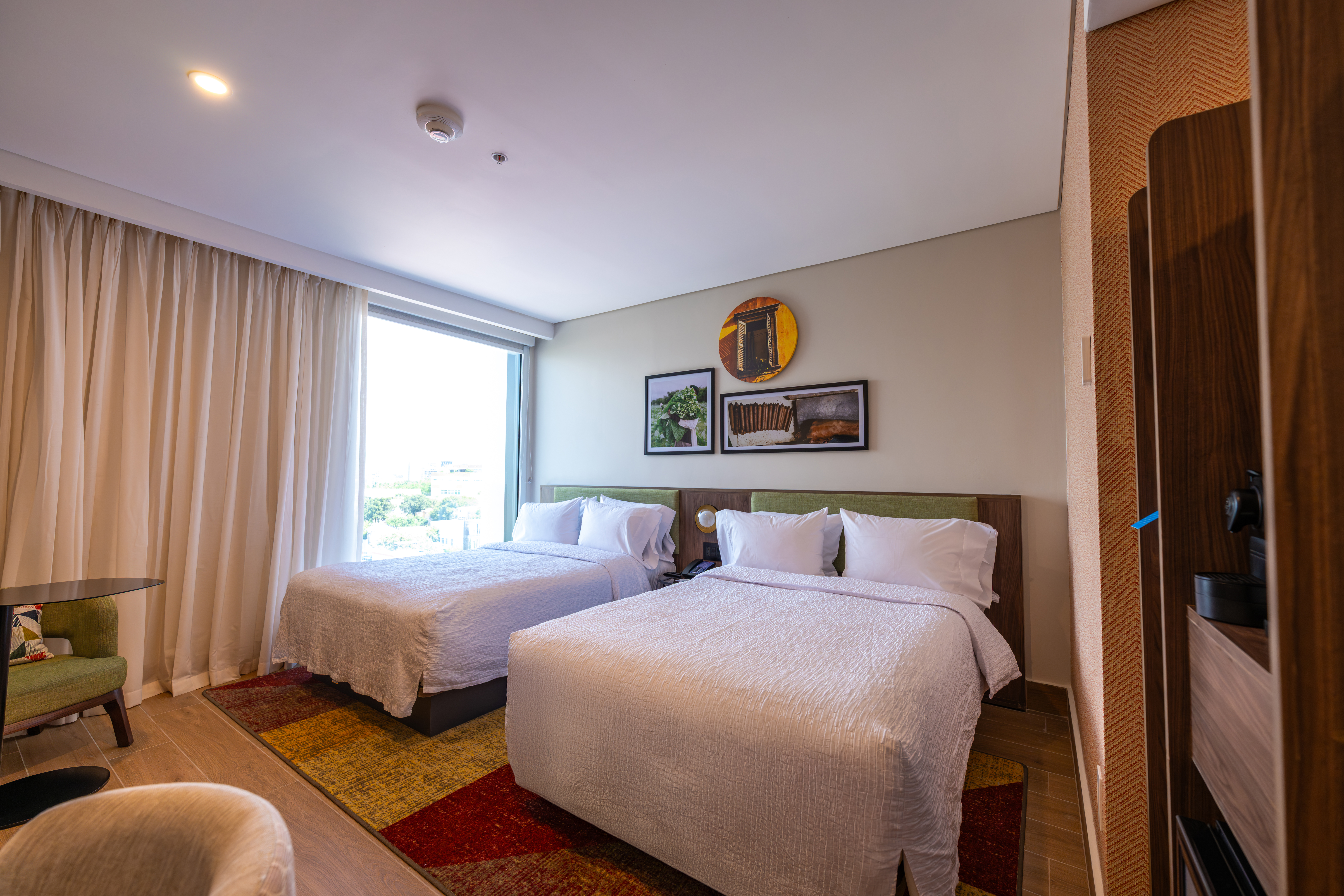 Double Two Double Beds