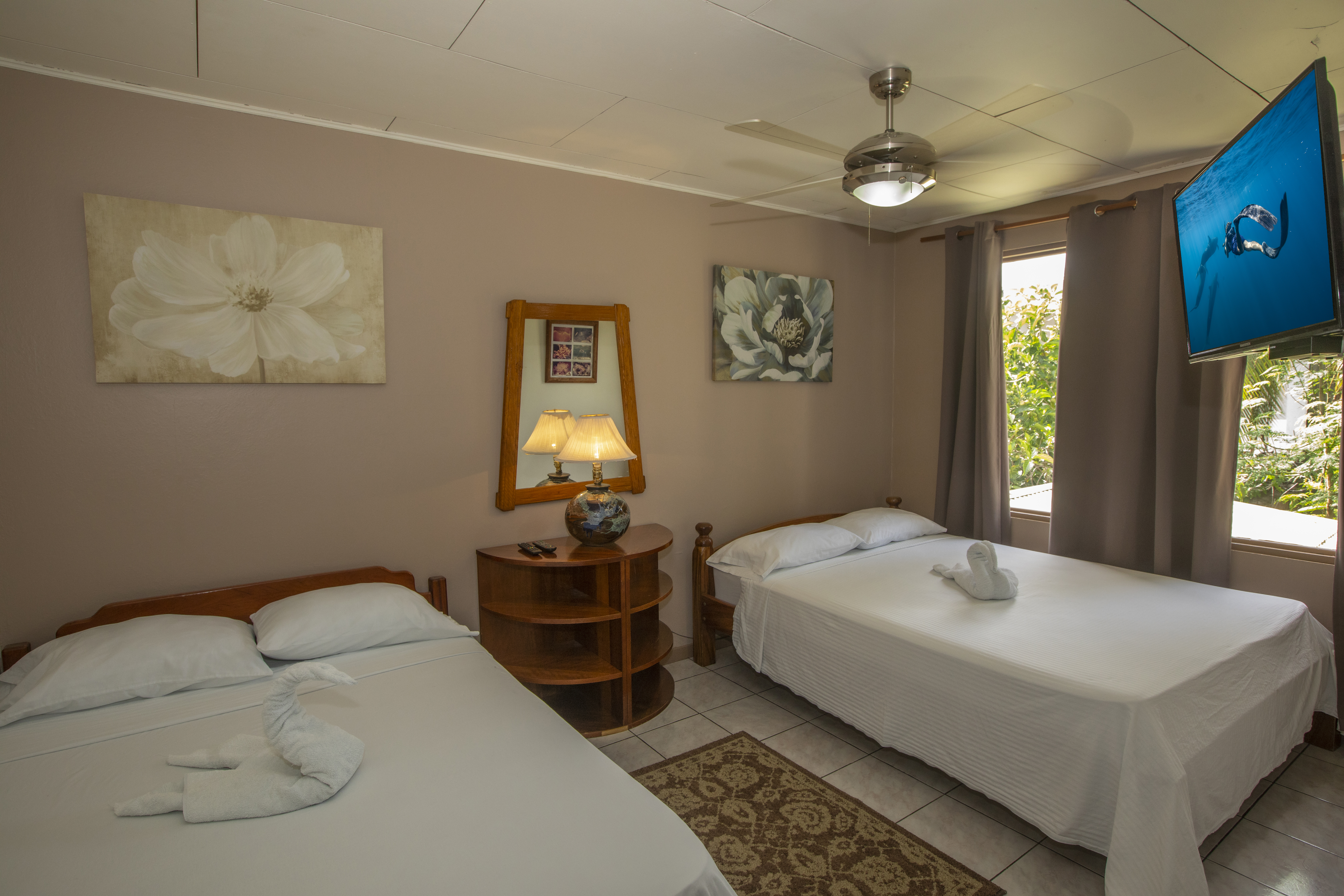 Double Two Double Beds