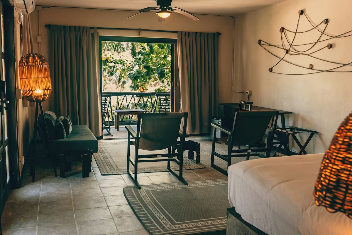 Double Partial Ocean View King Bed