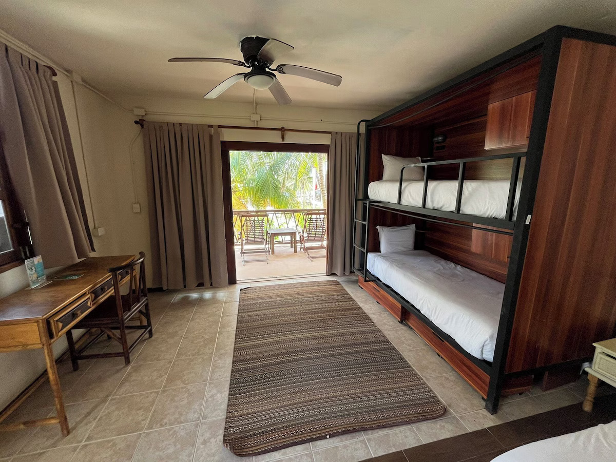 Quadruple Partial Ocean View Two Double Beds