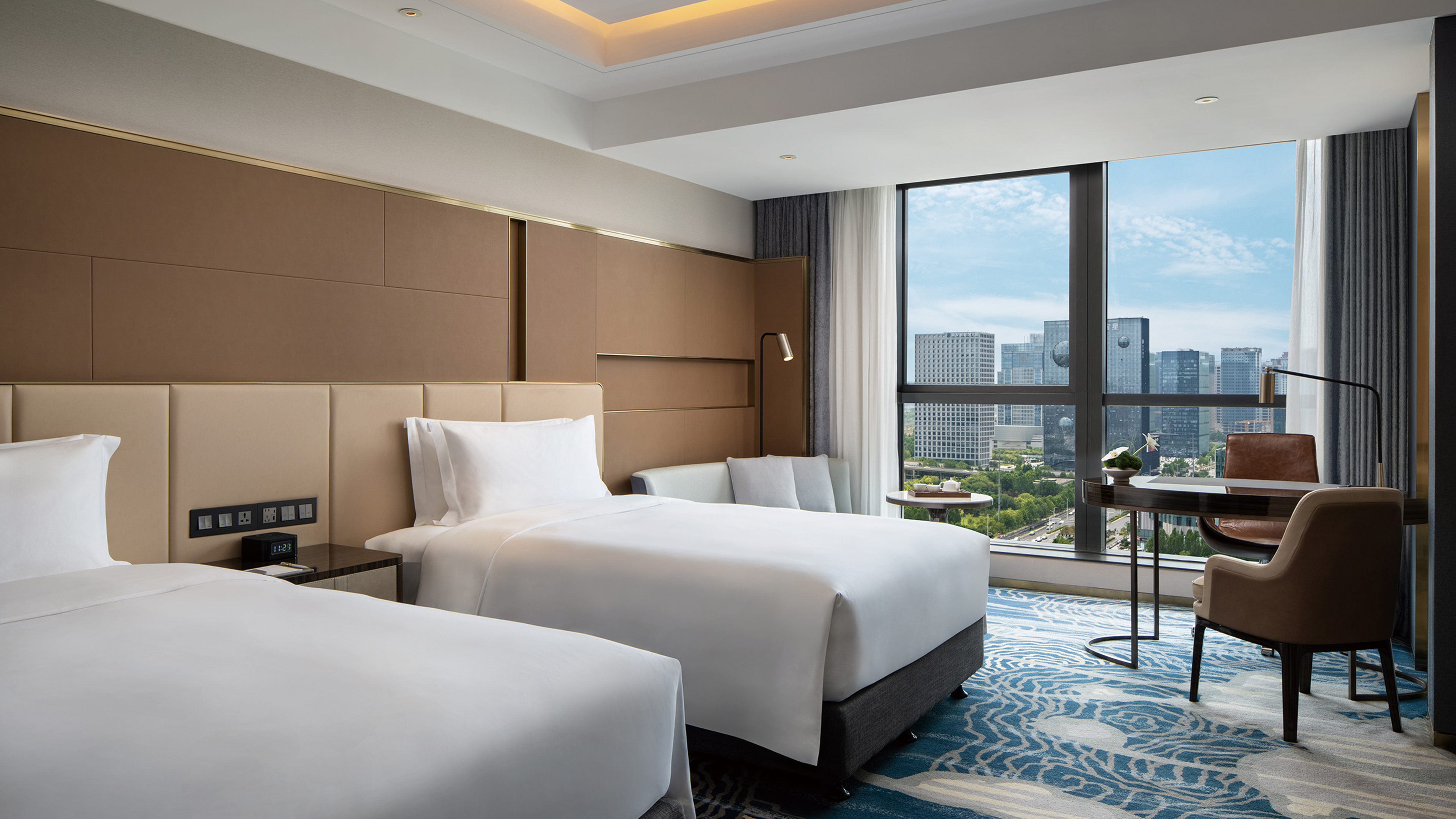 Double Two Double Beds Premium