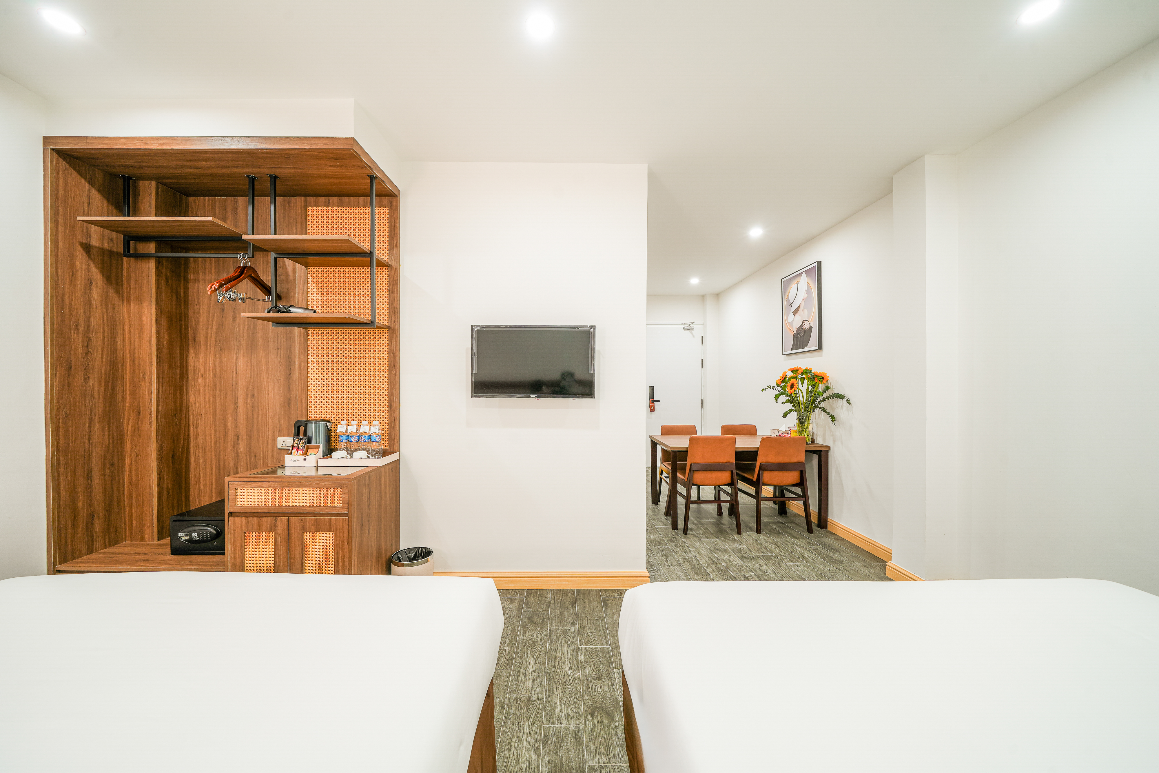 Quadruple Two Queen Beds