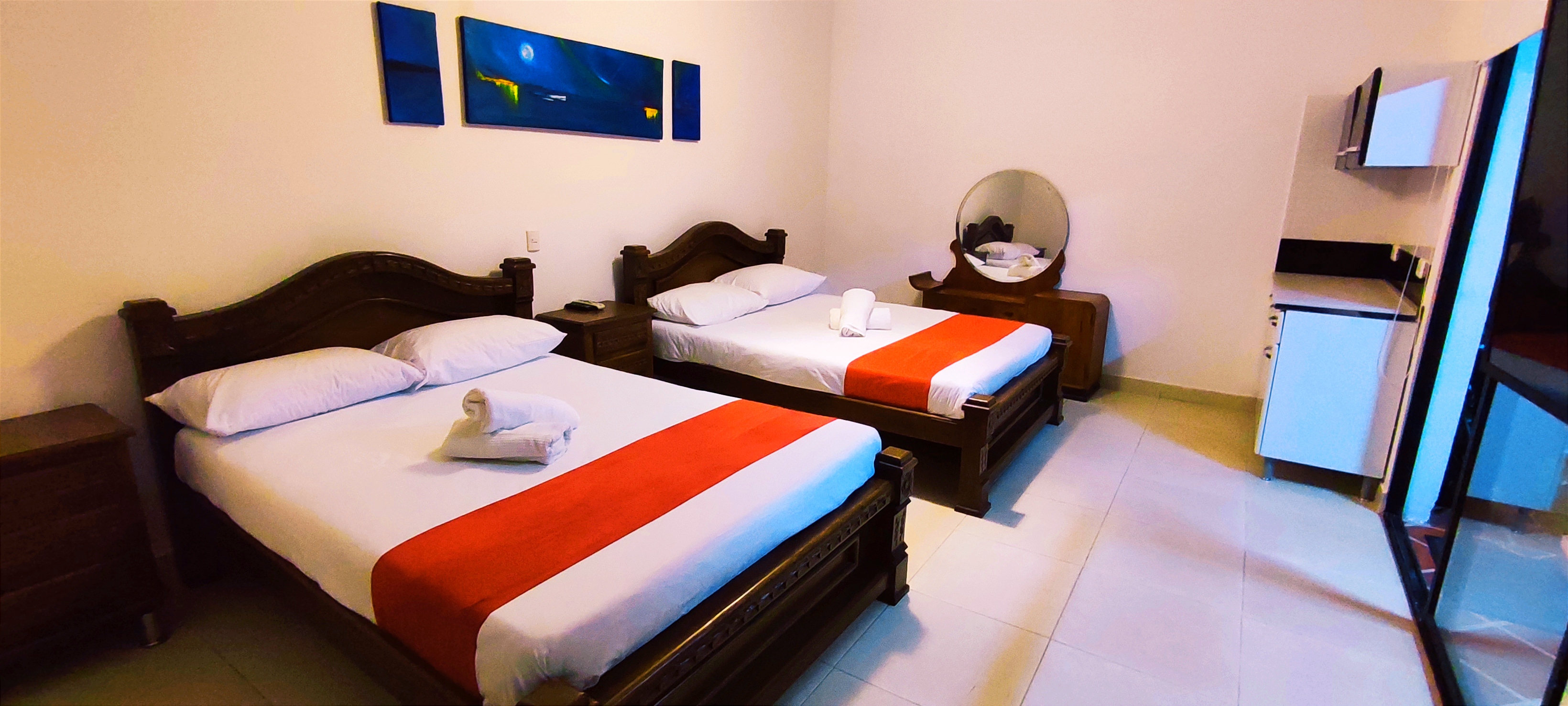 Quadruple with Terrace