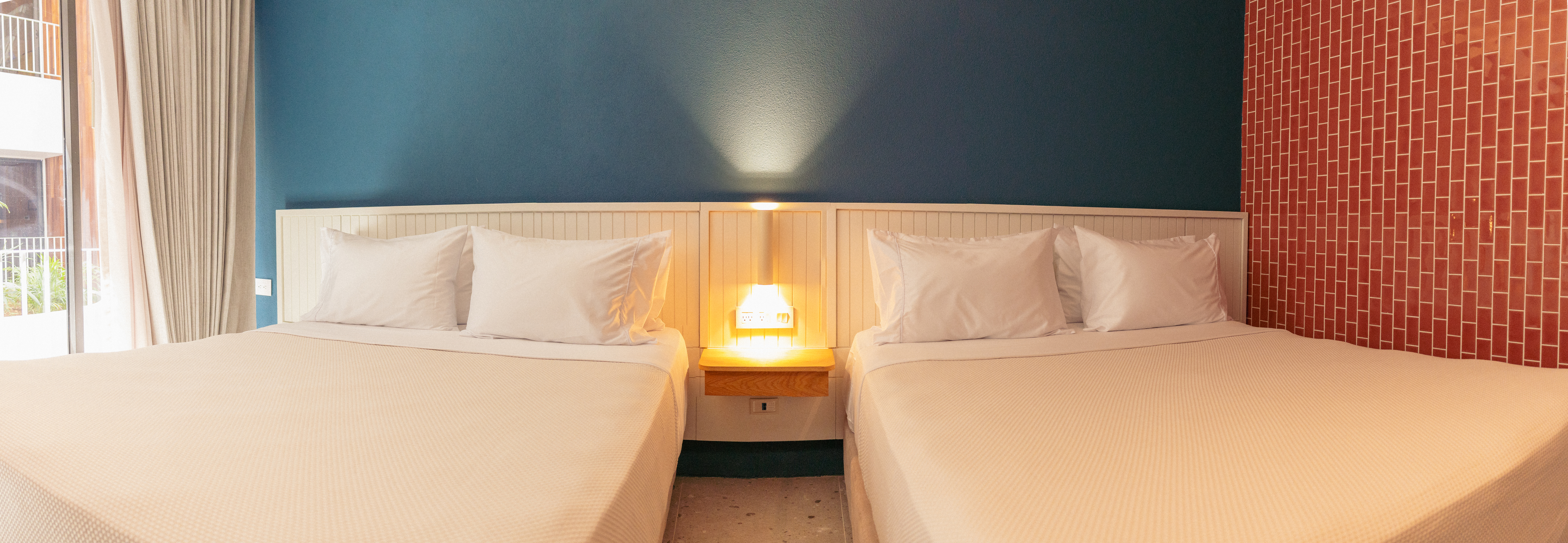 Quadruple Two Queen Beds