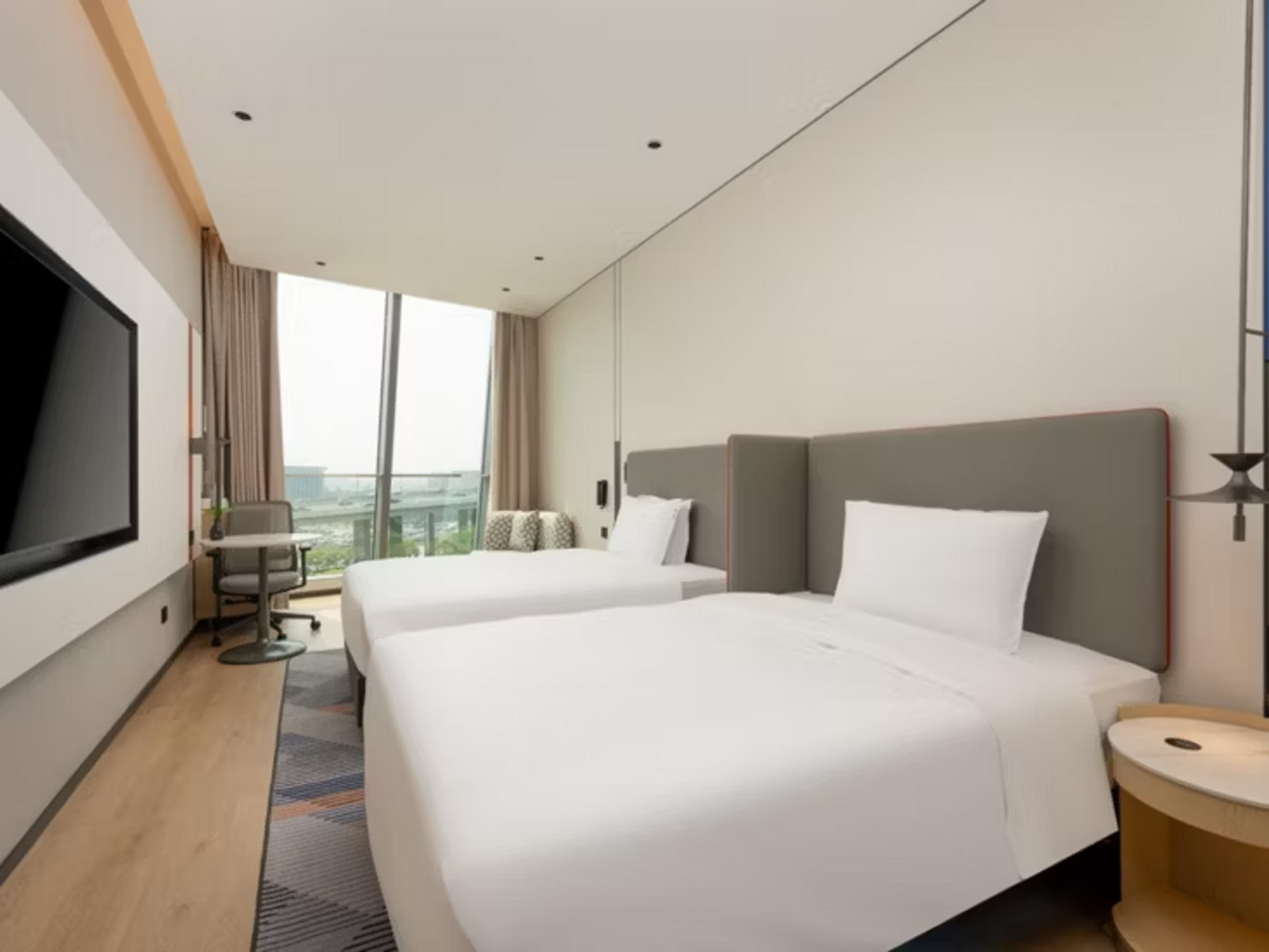 Double Two Double Beds