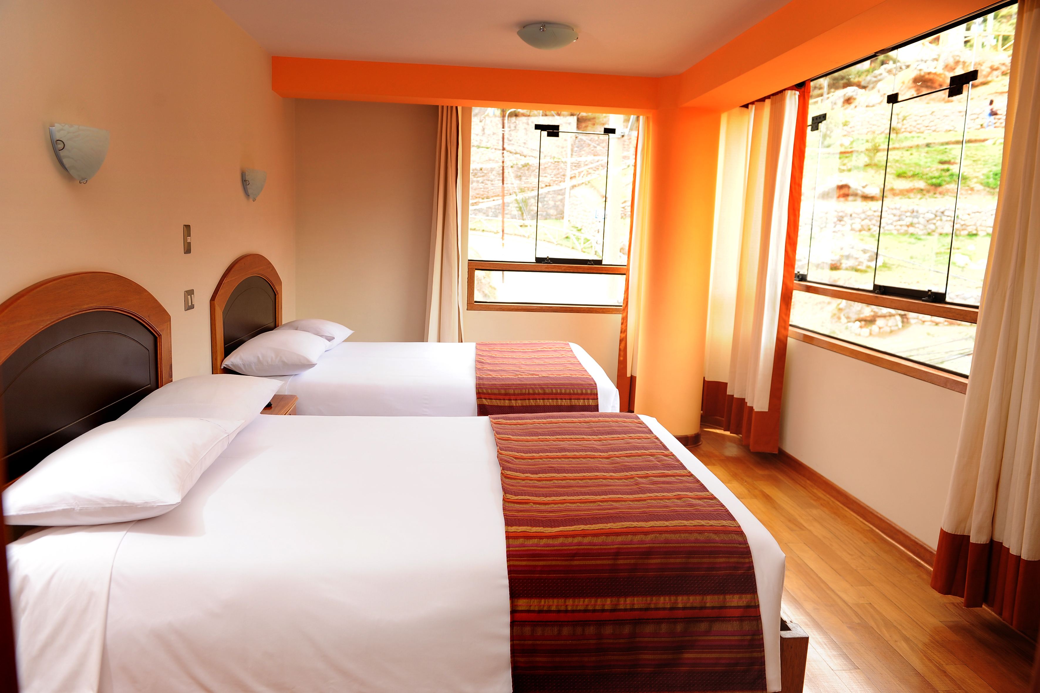 Double Two Double Beds with Views