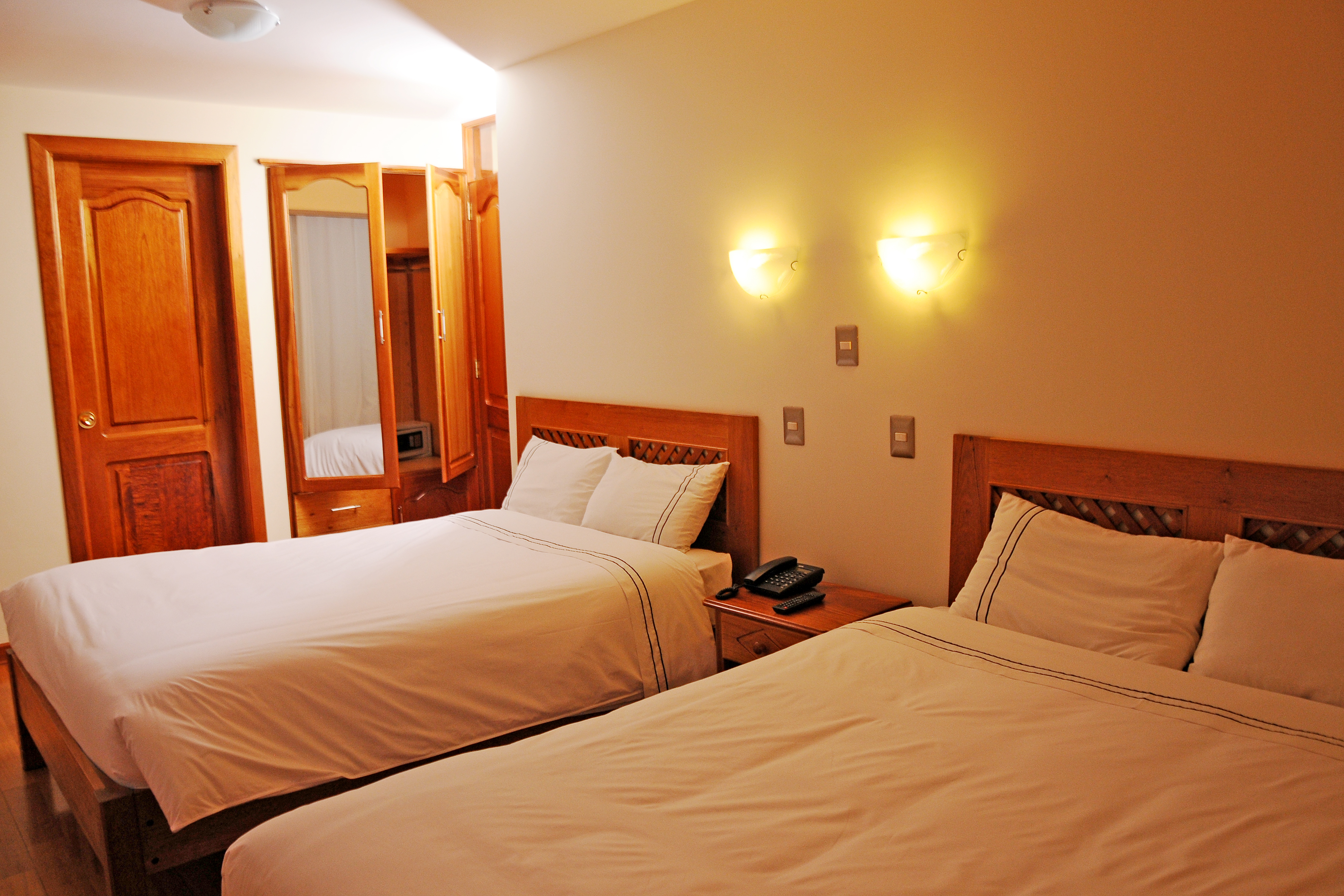 Double Two Double Beds with Views