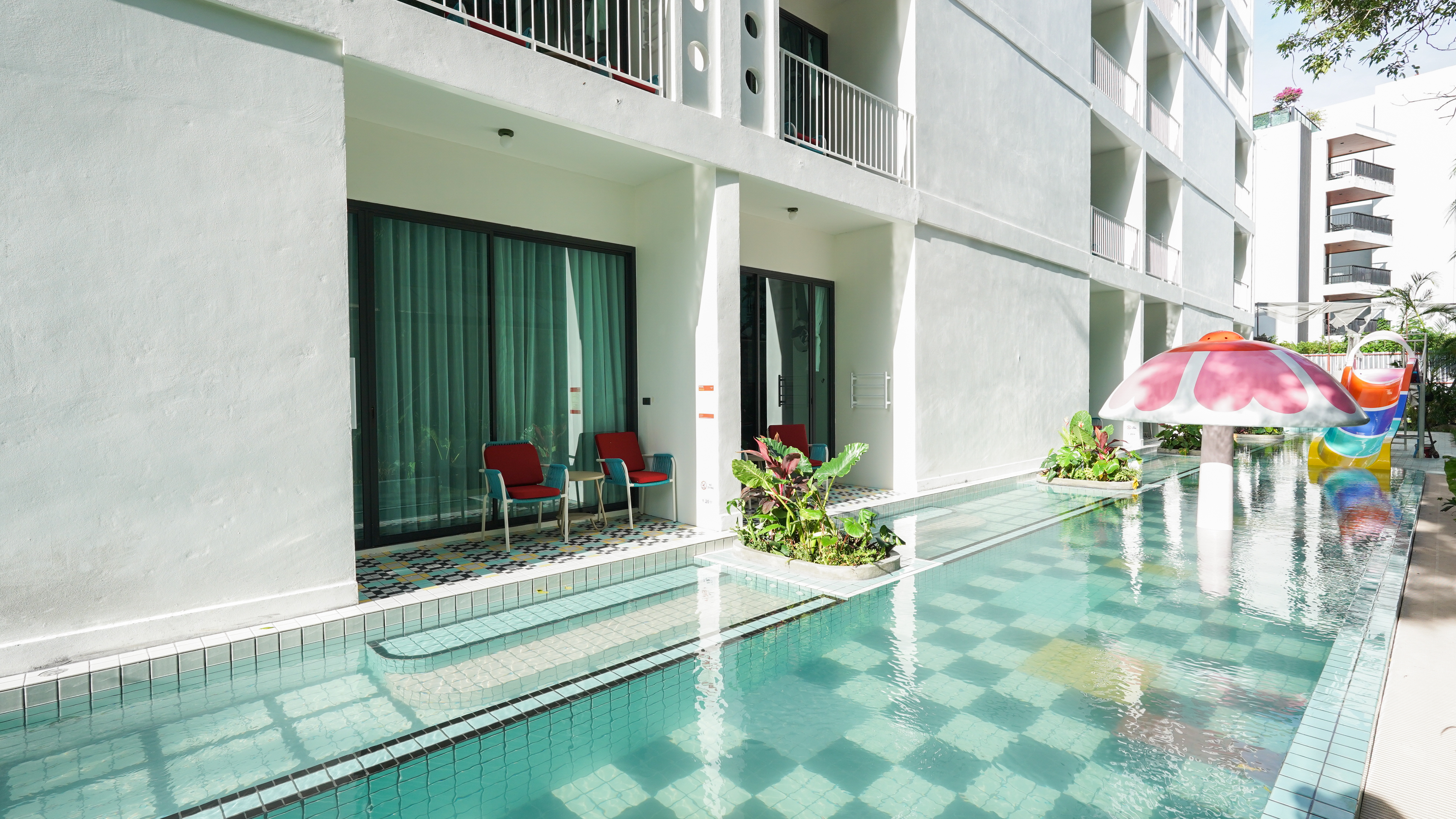 Family Room Pool View