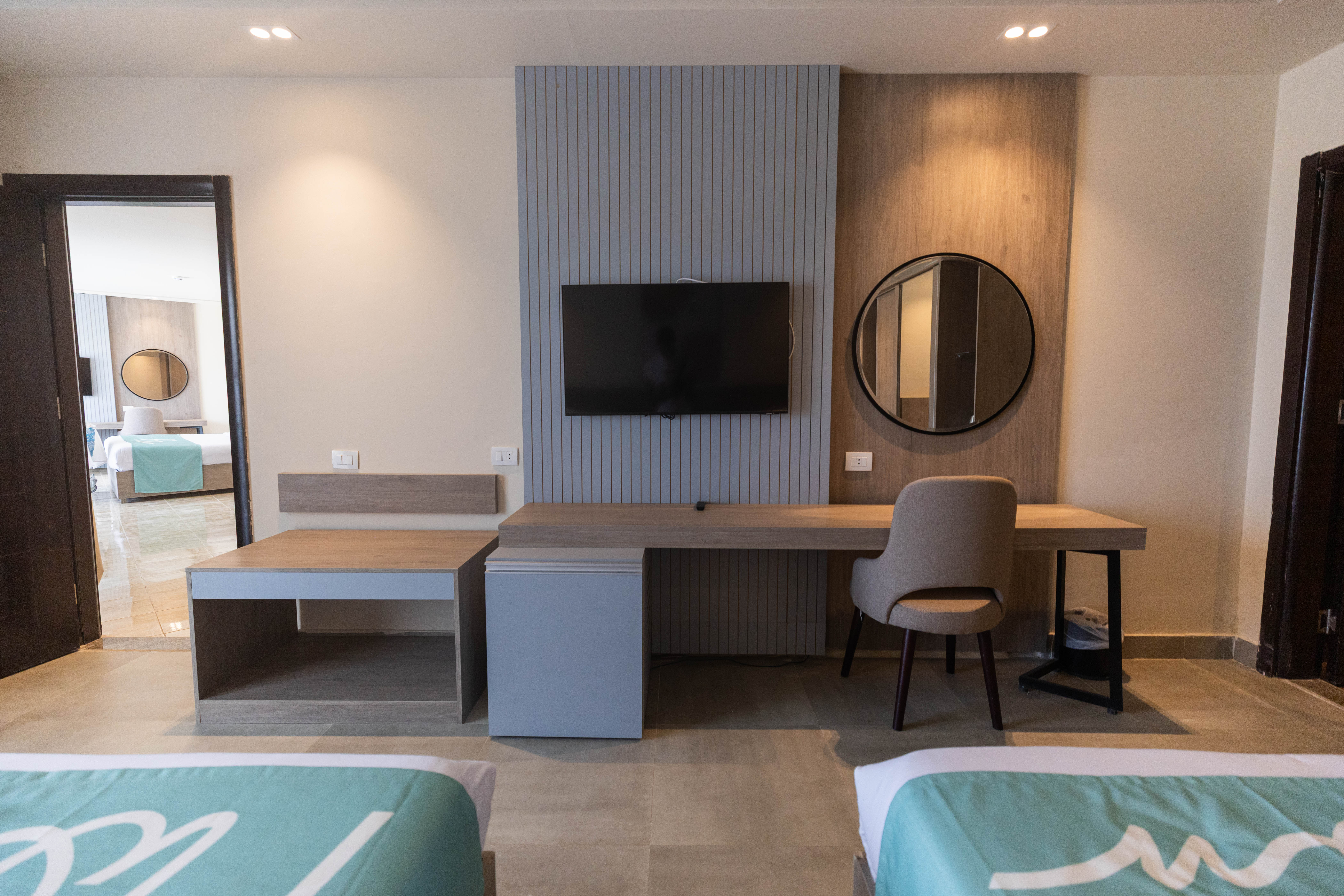 Family Room Pool View Two Double Beds