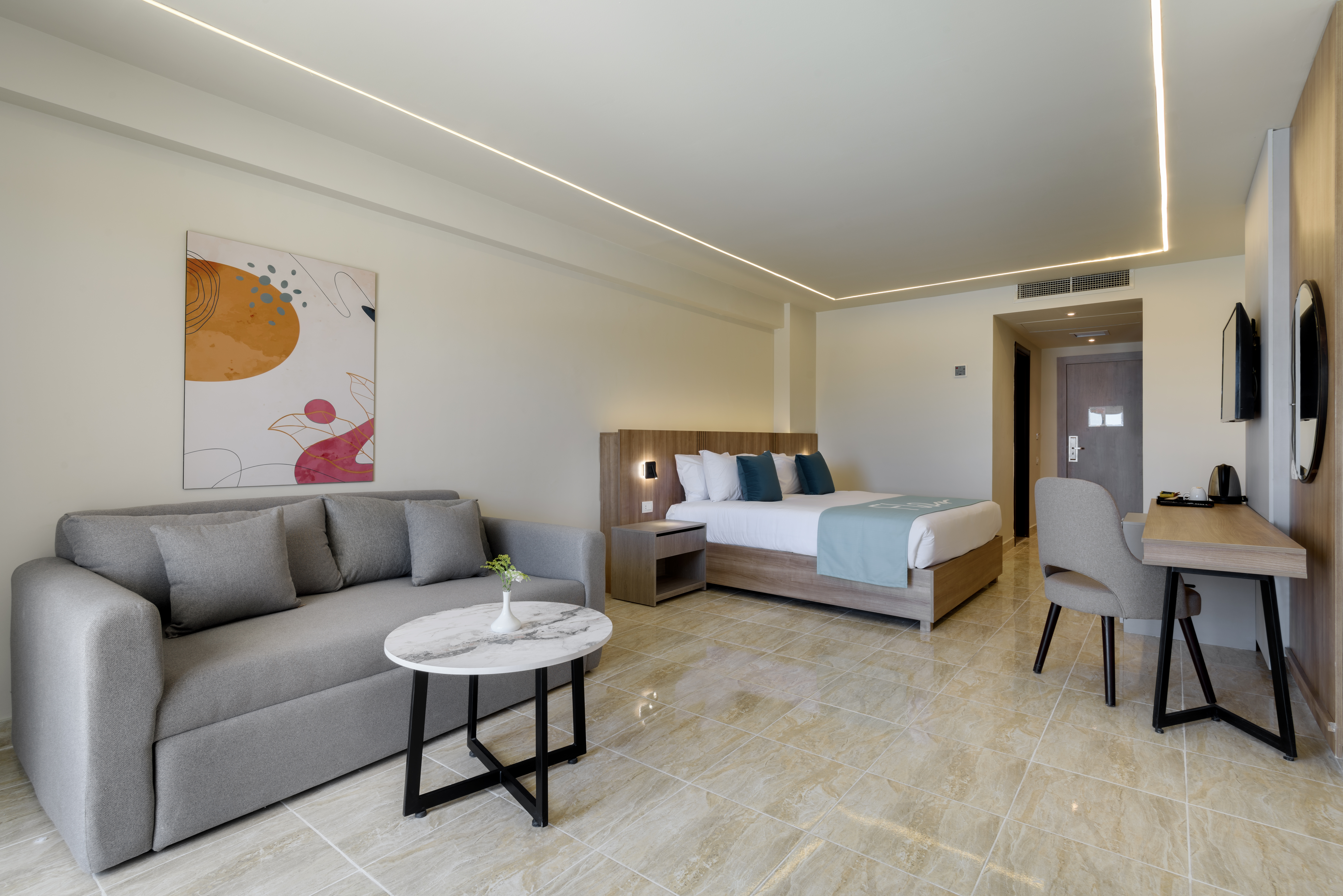 Double Pool View Two Double Beds