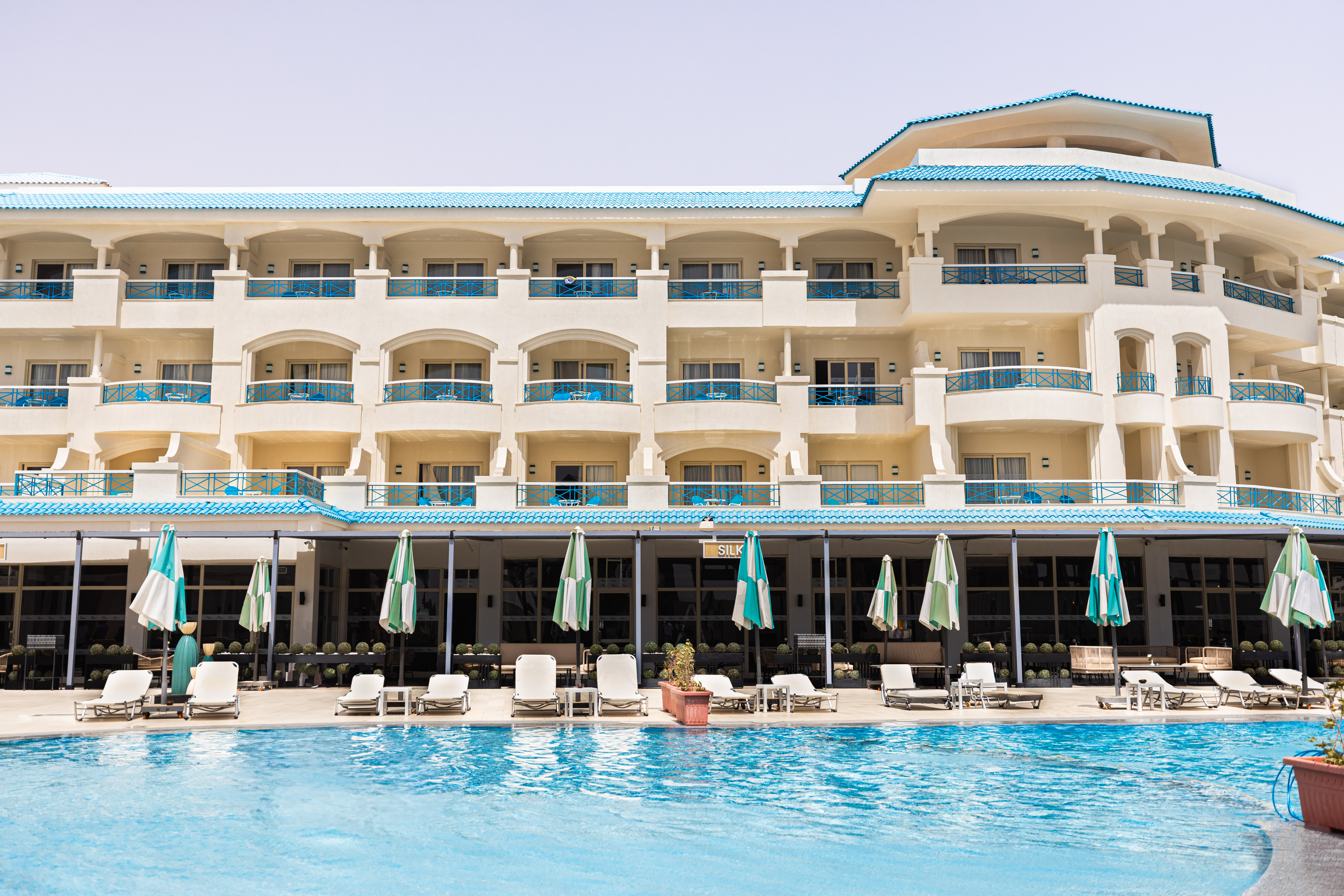 Double Pool View Two Double Beds