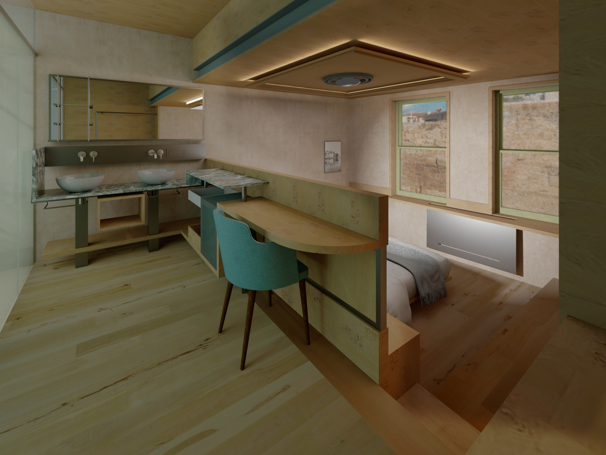 Double Deluxe One Bed