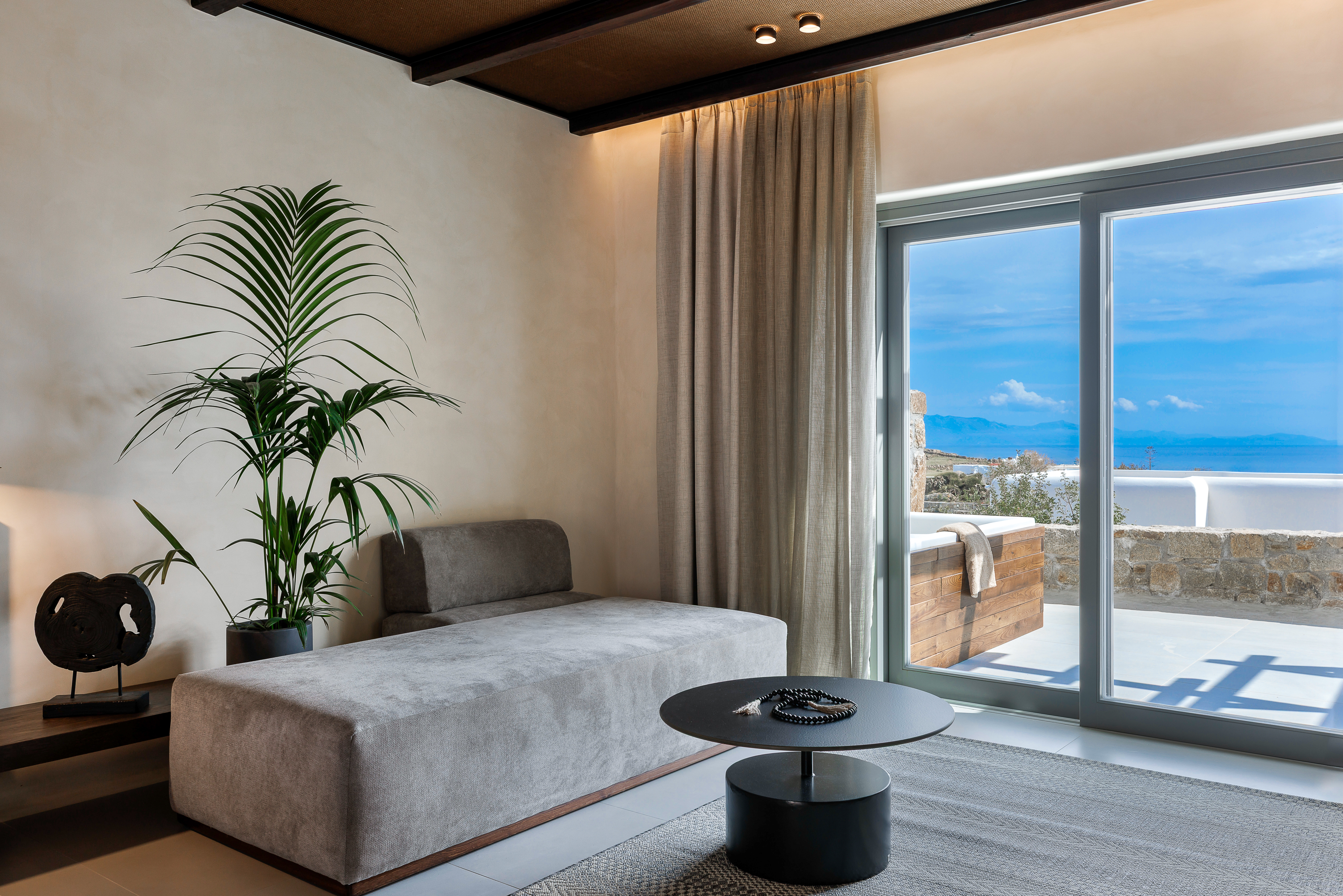 Family Room with Jacuzzi with Views