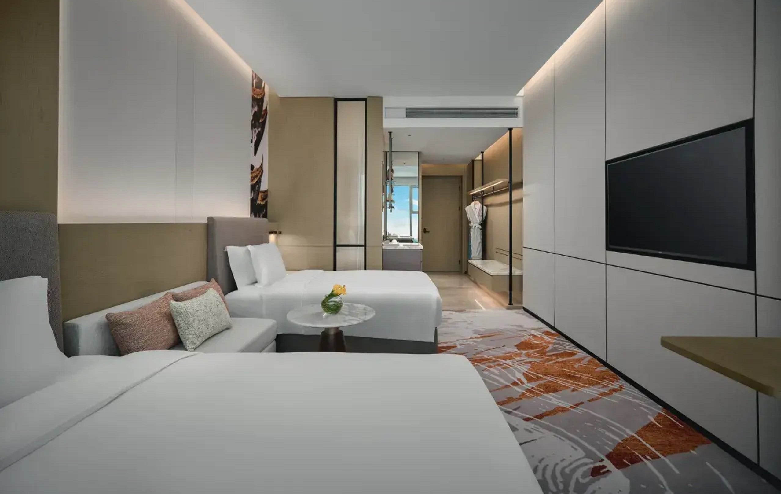 Double Two Double Beds Premium