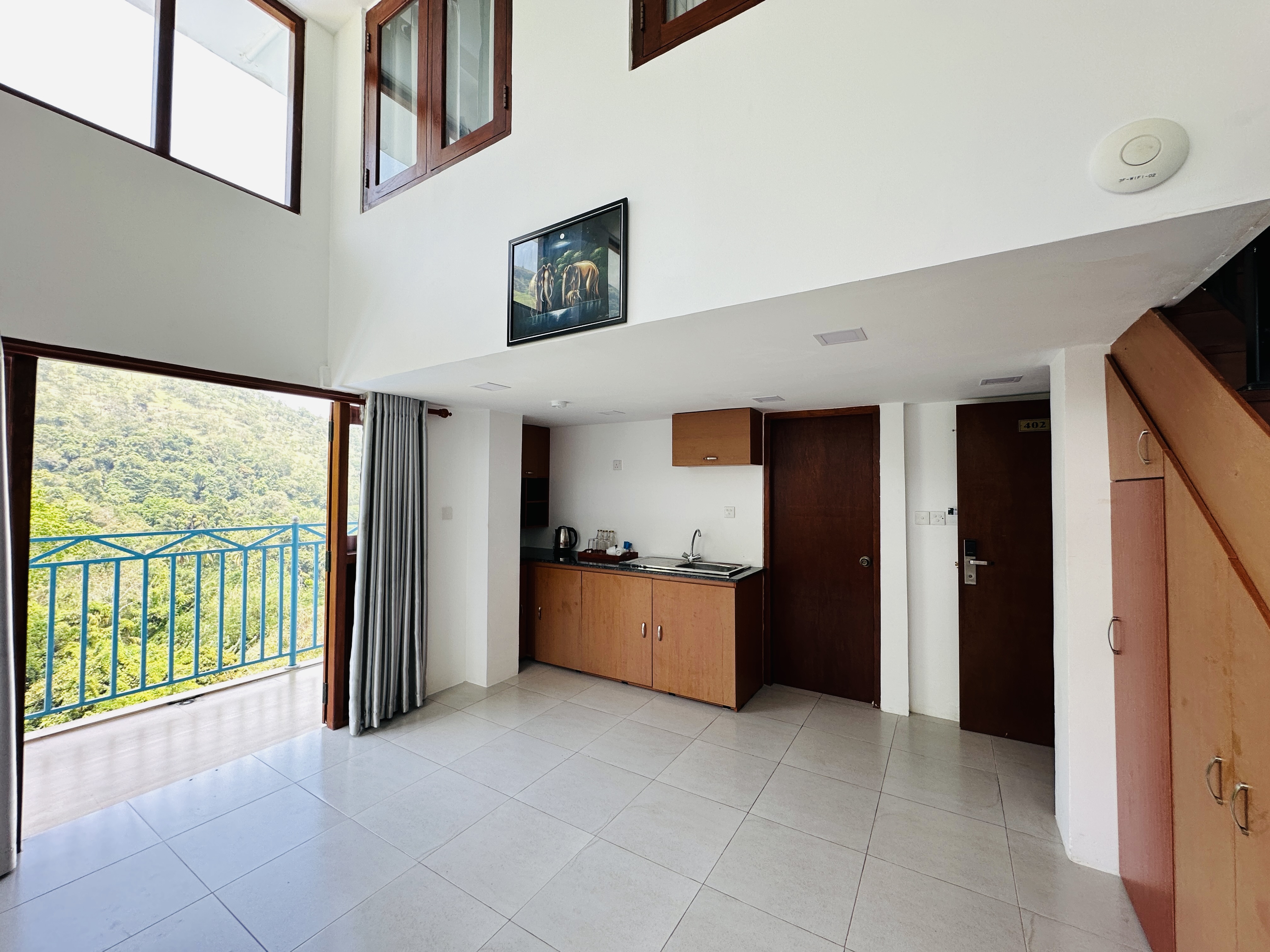 Quadruple with Balcony