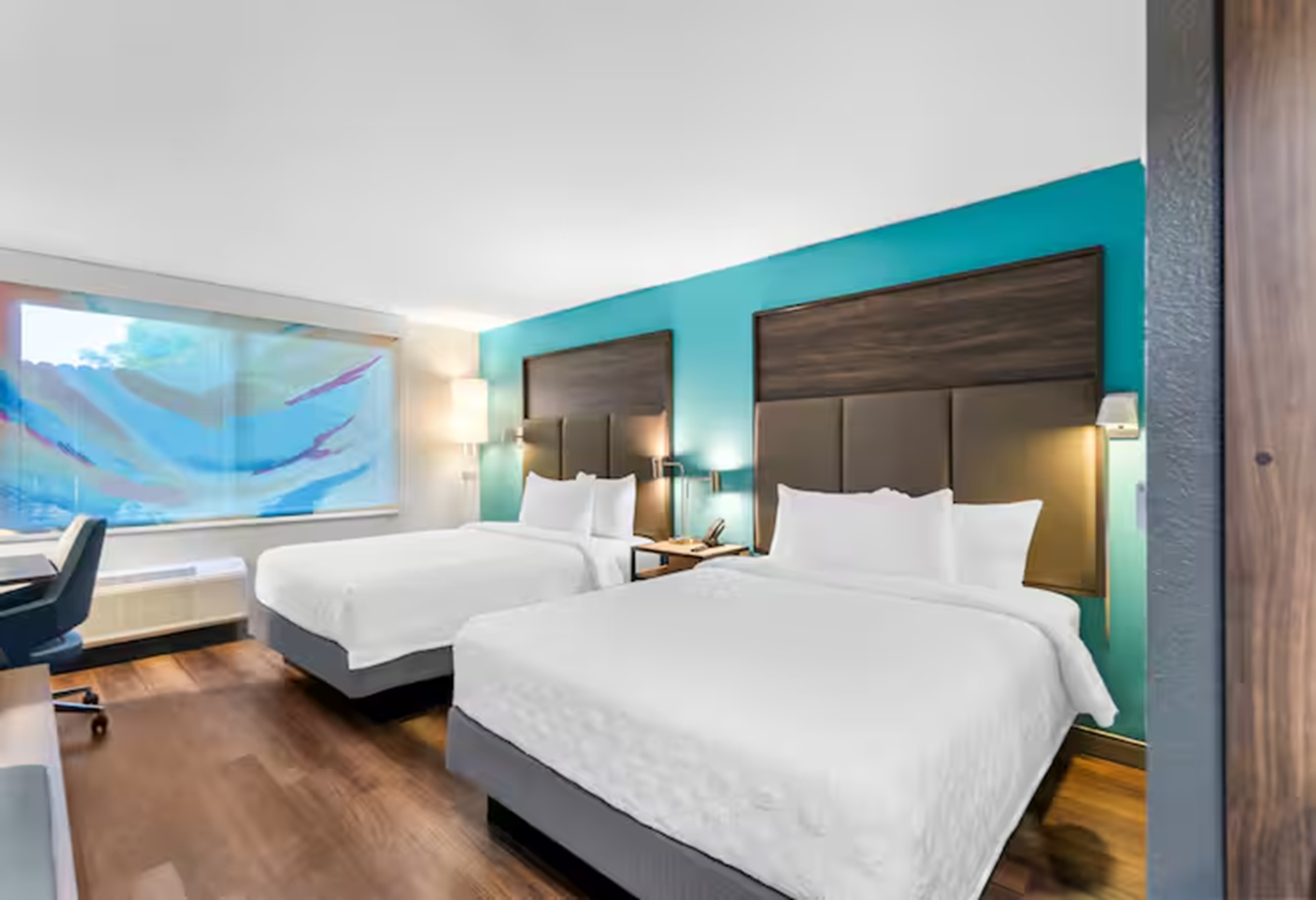 Double Two Queen Beds