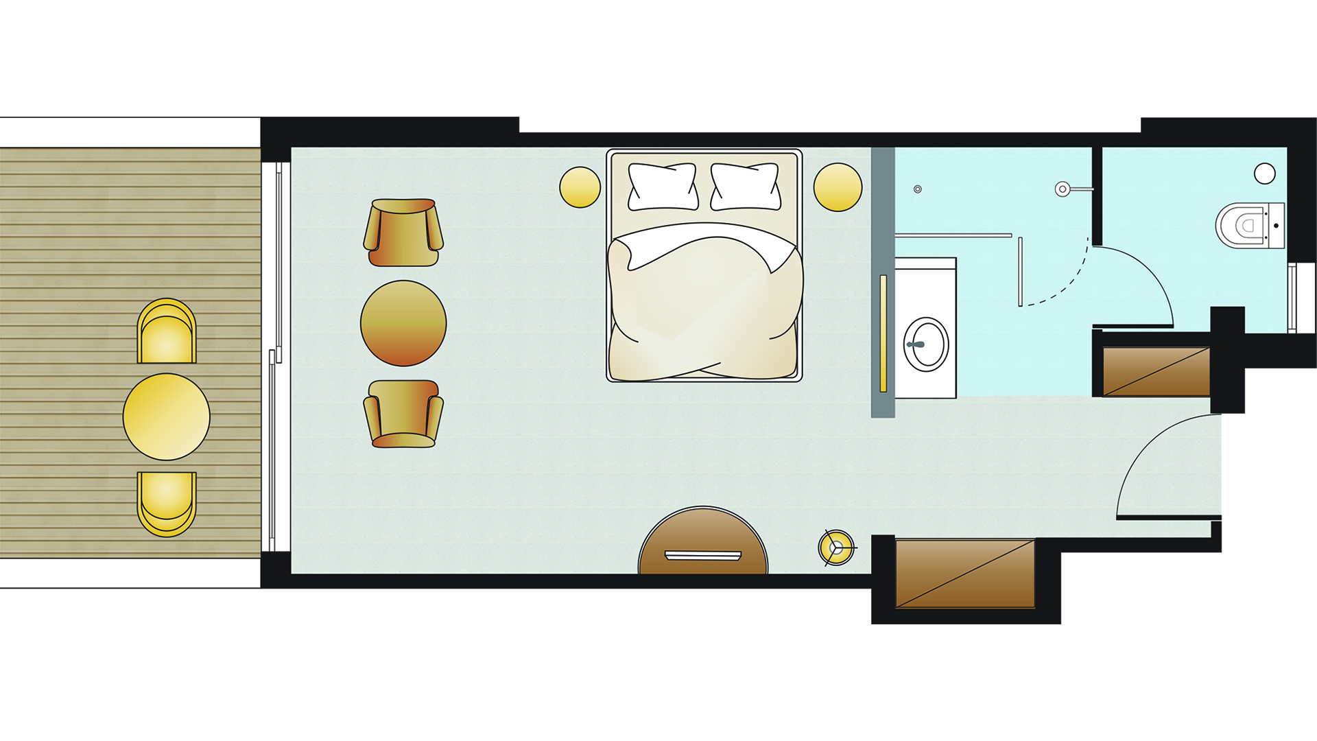 Double or Twin Deluxe Side Sea View